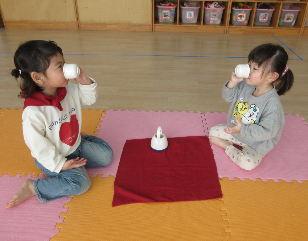 ゴクゴク…おいしいね