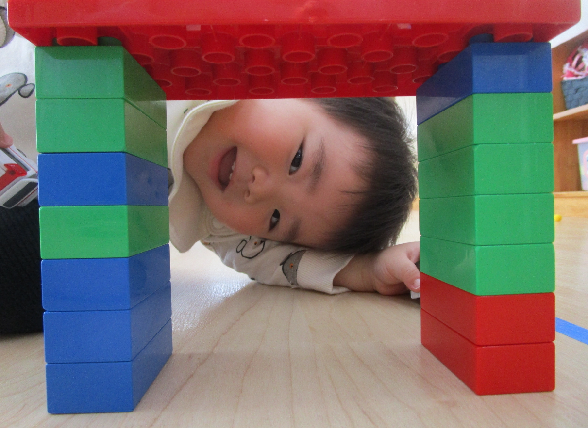 トンネルから「ばあ!」