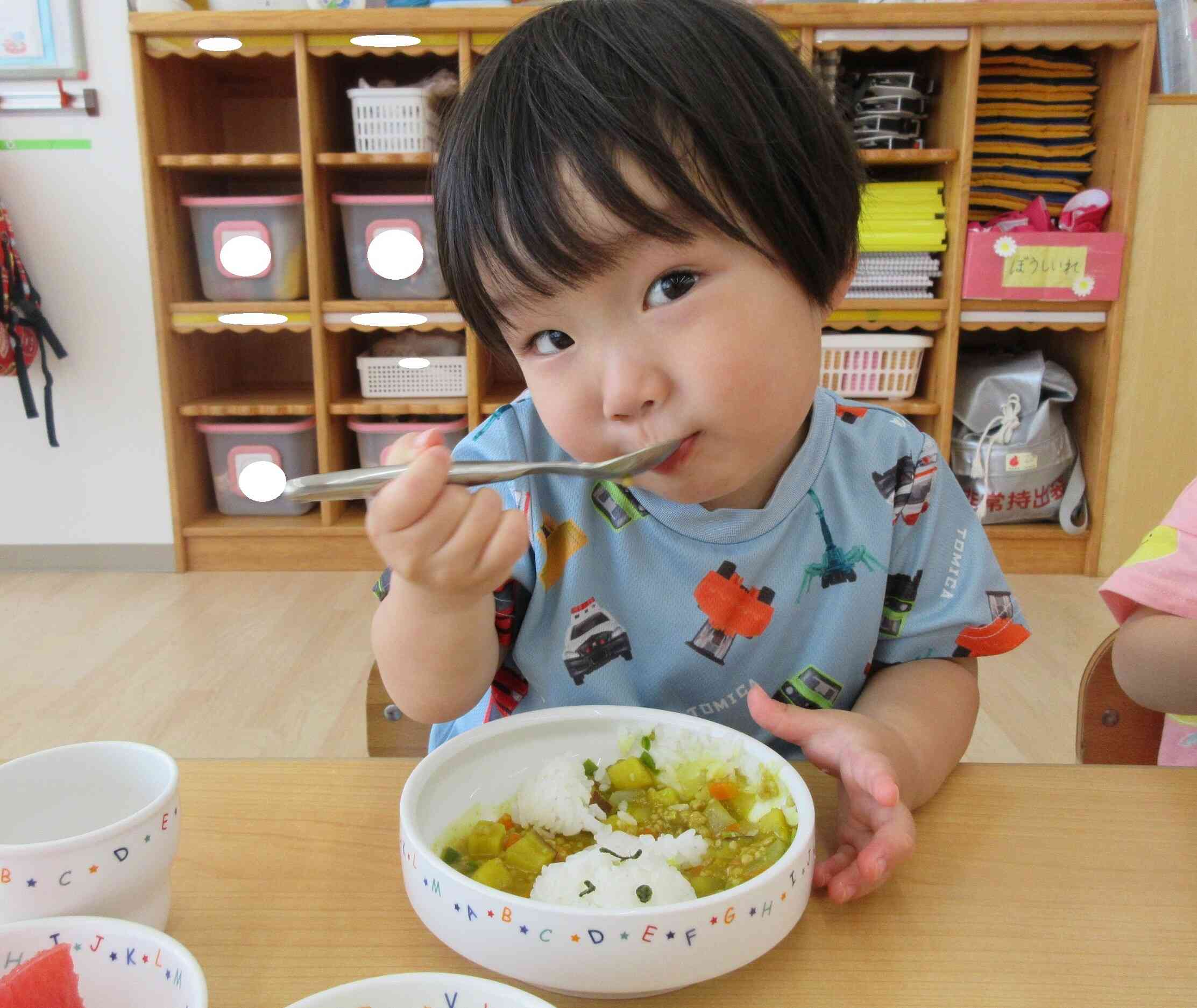 今日の給食は…