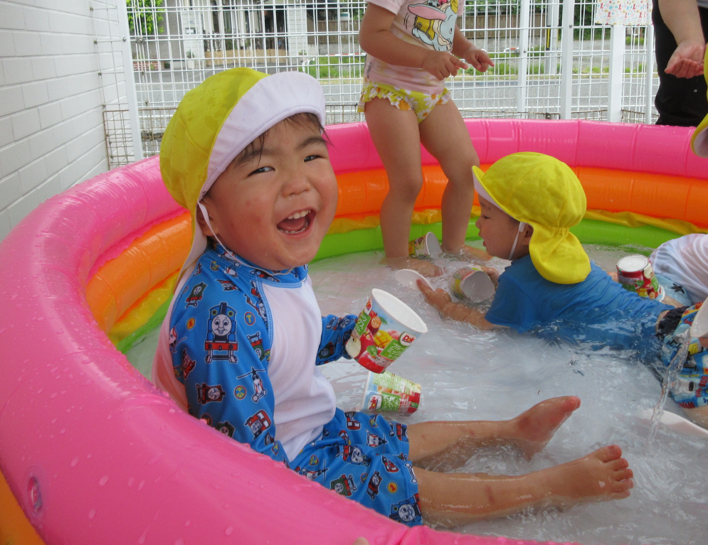 夏がきた！～プール遊び～（1,2歳児）