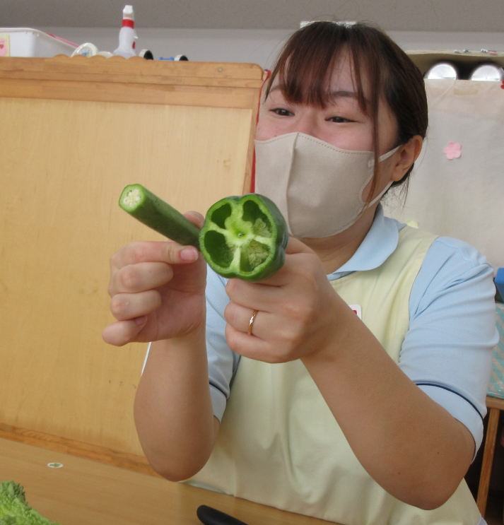 中には種が入っているんだね！