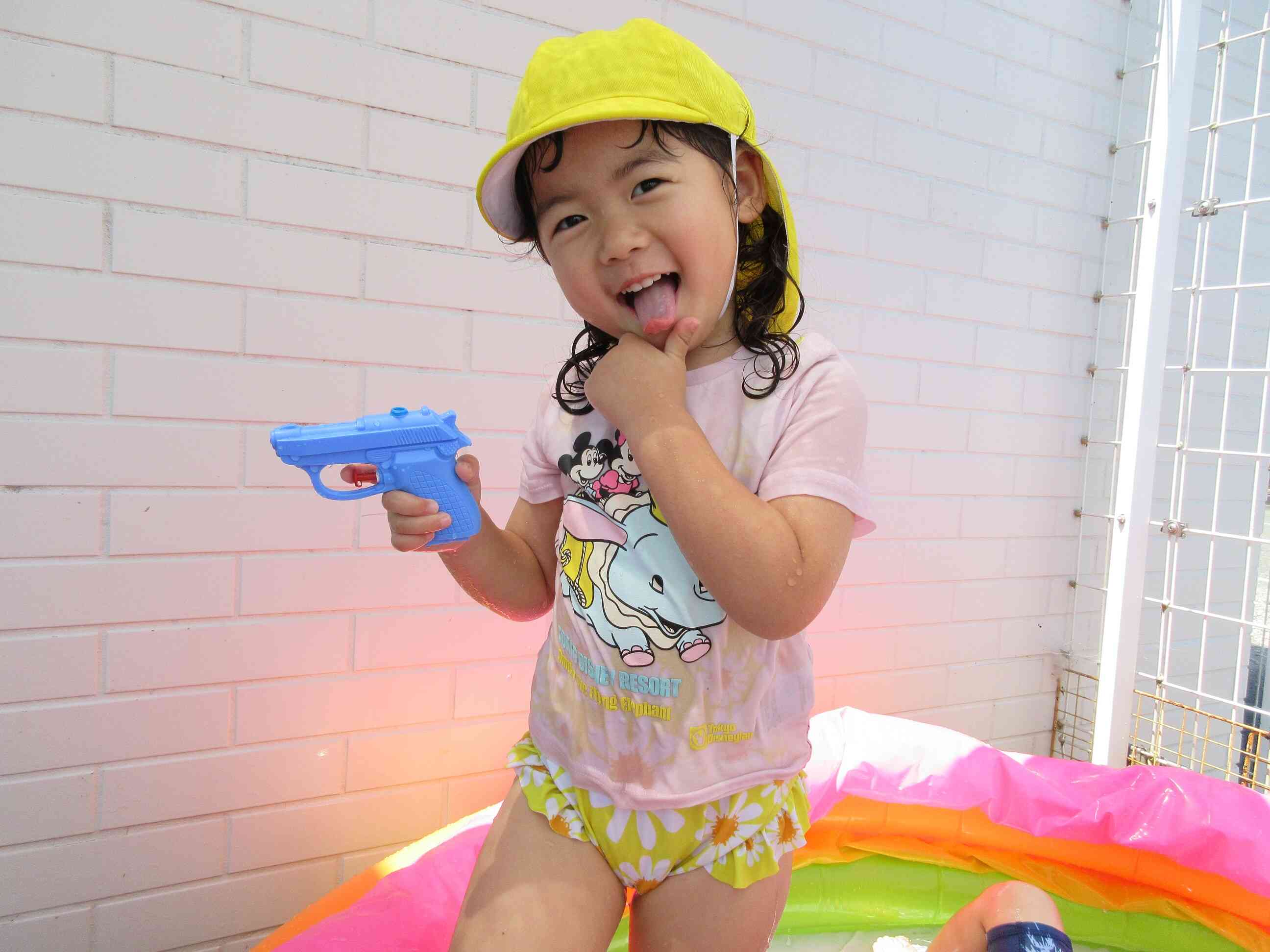 ピュンピュン！お水かけちゃうぞ！