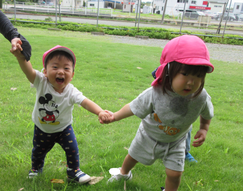 「いっしょにあるこうね」