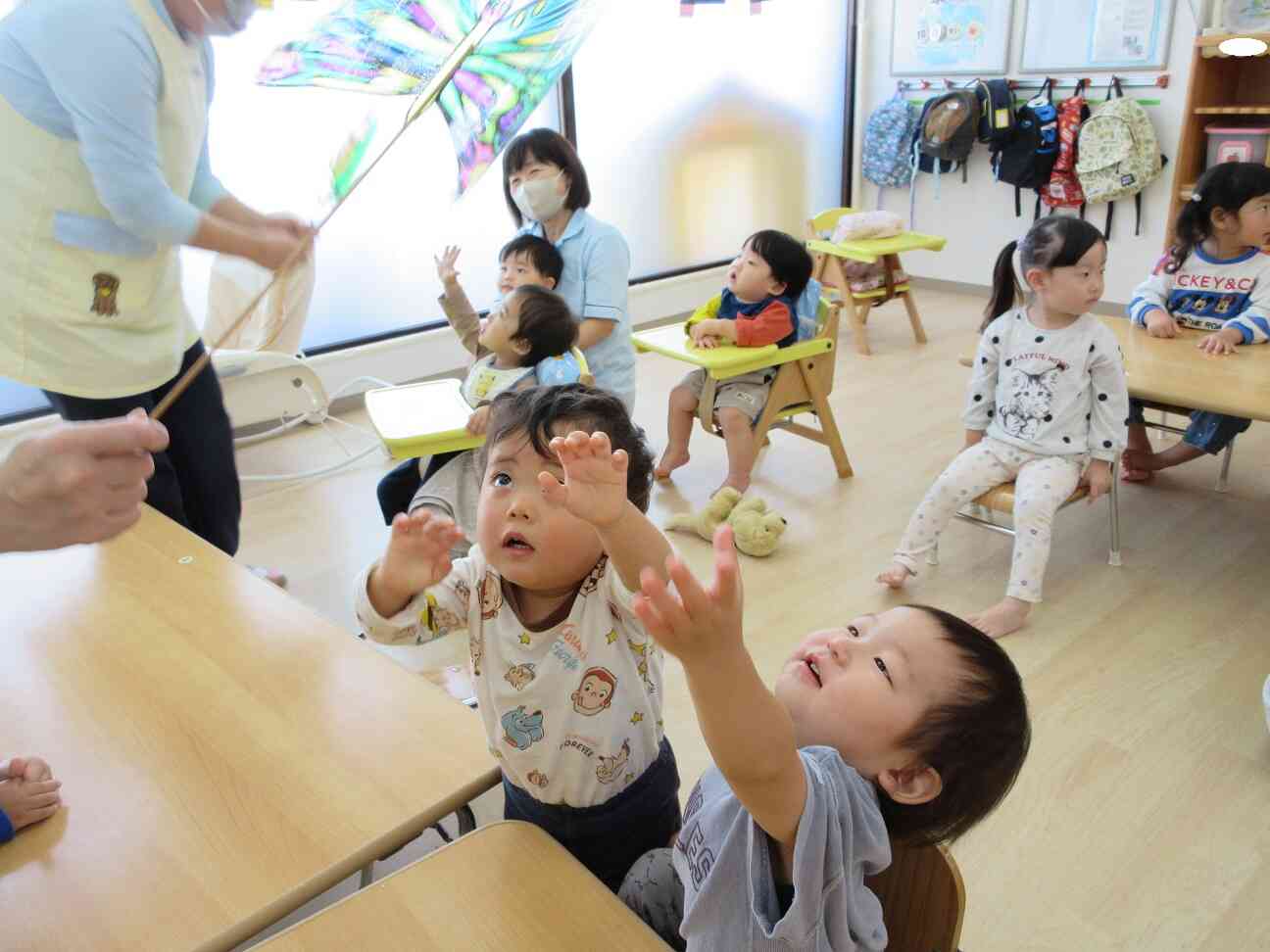 ぼくもタッチ~♪