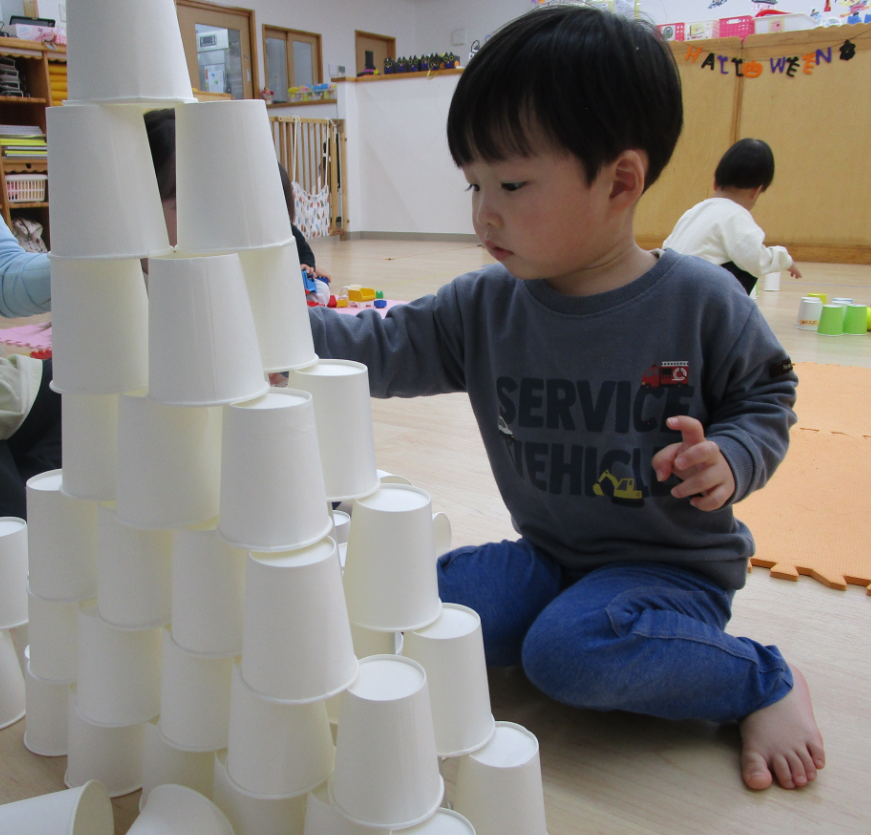 そーっと…そーっと…！