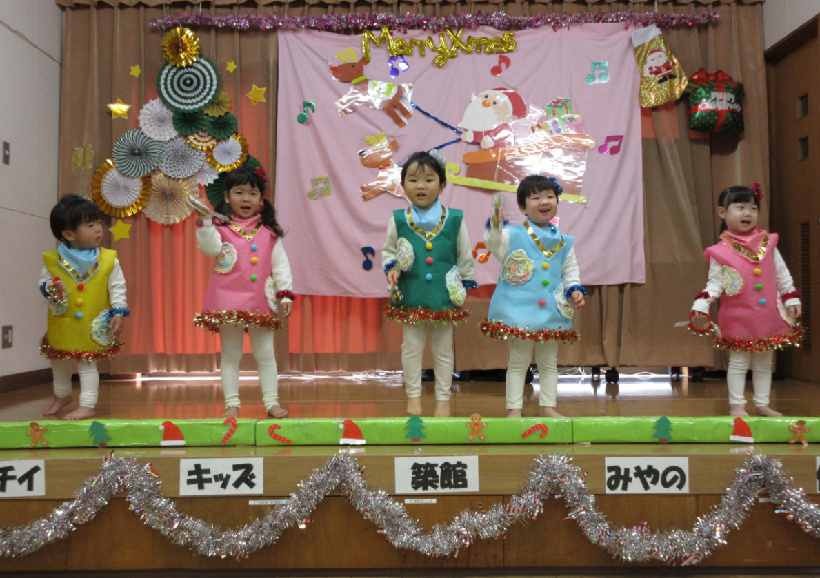 あわてんぼうのサンタクロースを歌ったよ。