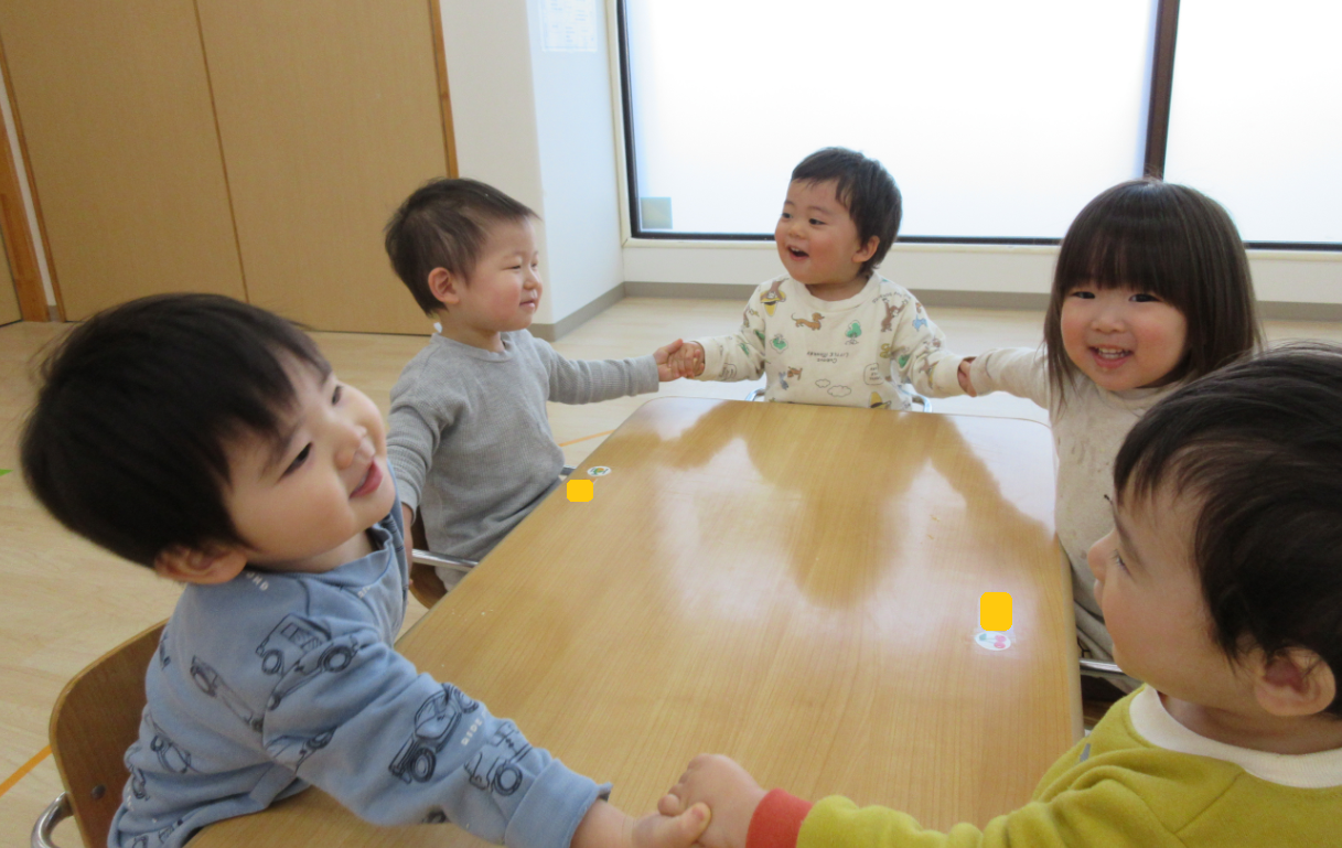 あひる組（１歳児）・うさぎ組（２歳児）の部屋へようこそ♪