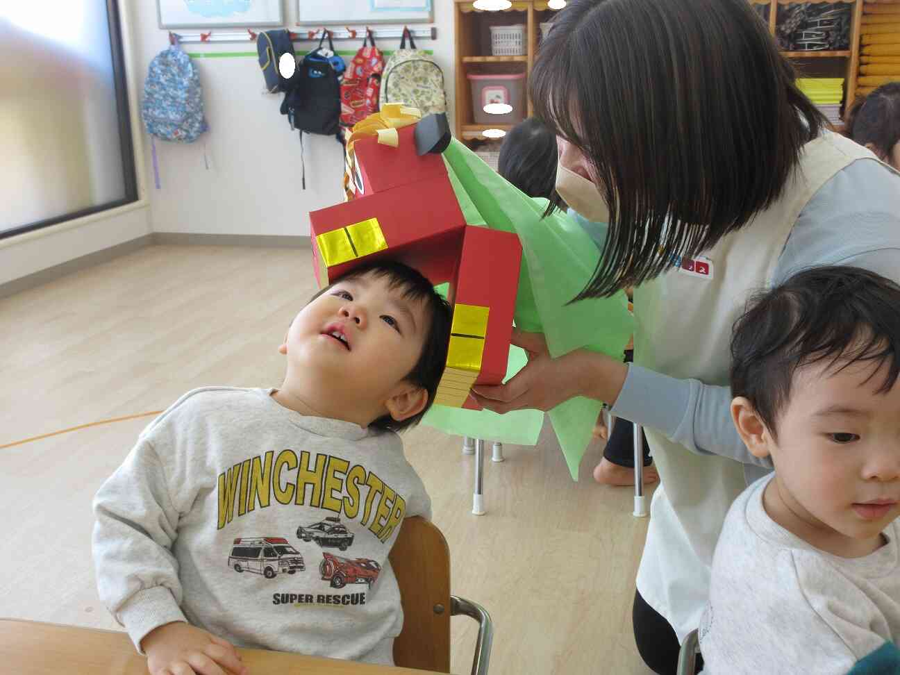 「ぼくもお願いしま～す」