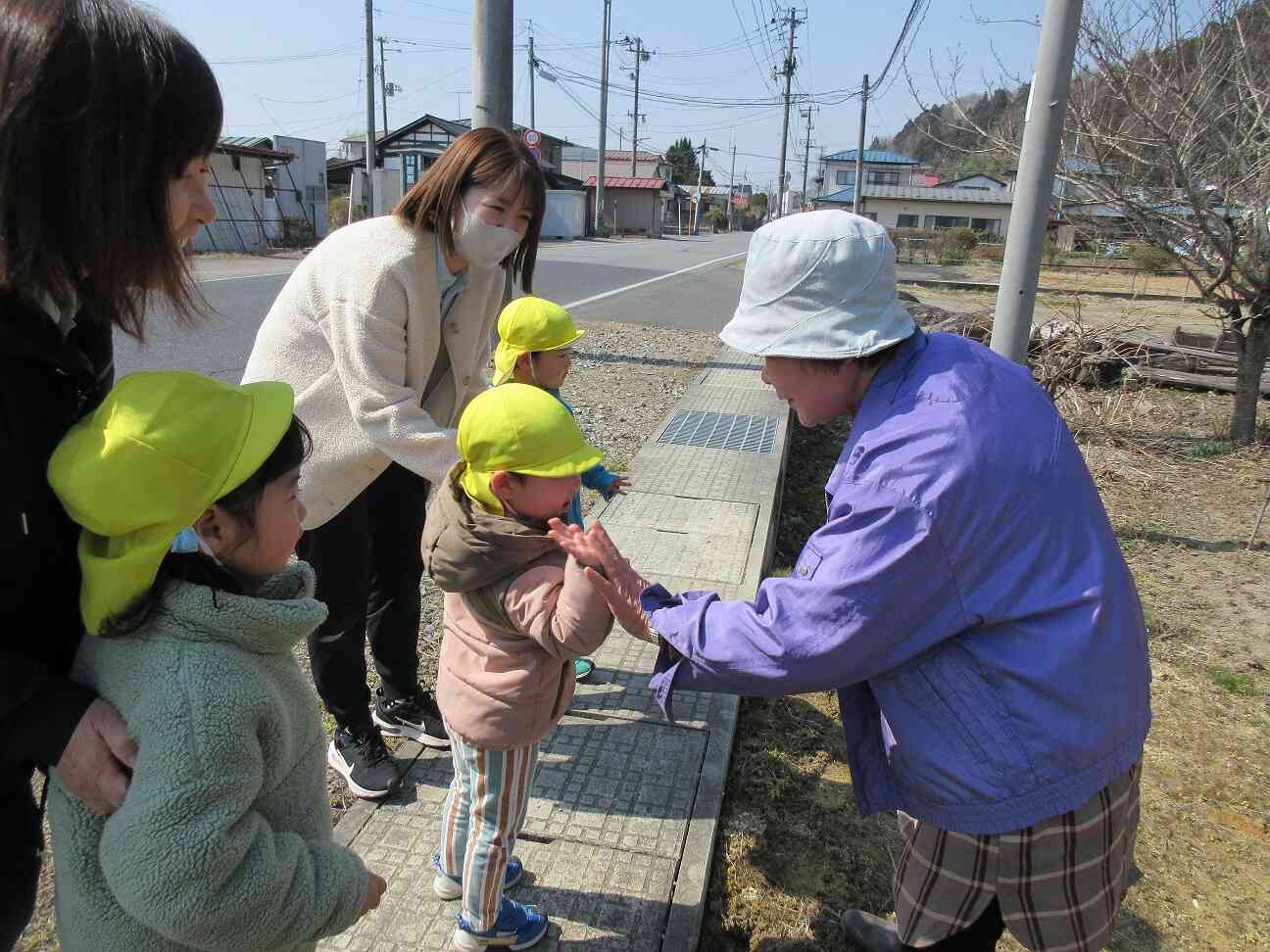 地域の方にも会いました。