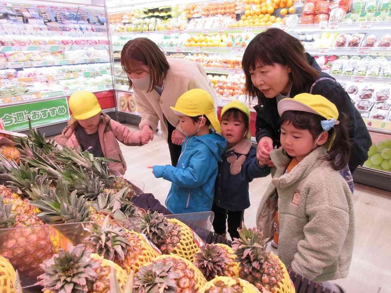 いろいろなものが売っているね！