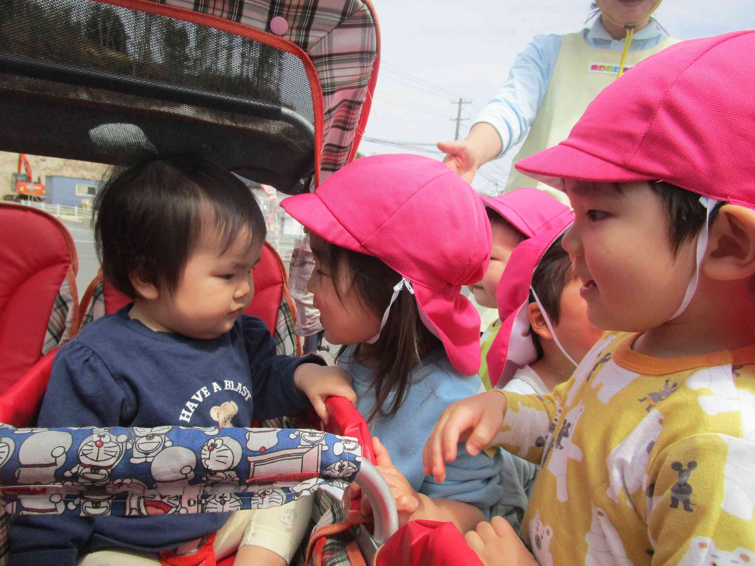 うさぎ組のお兄さん達に会ったよ！