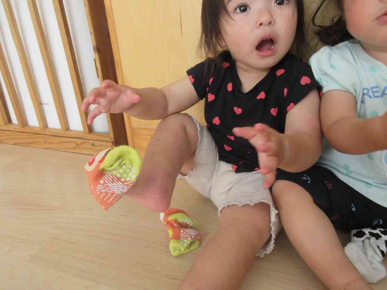 靴下履けるかな？