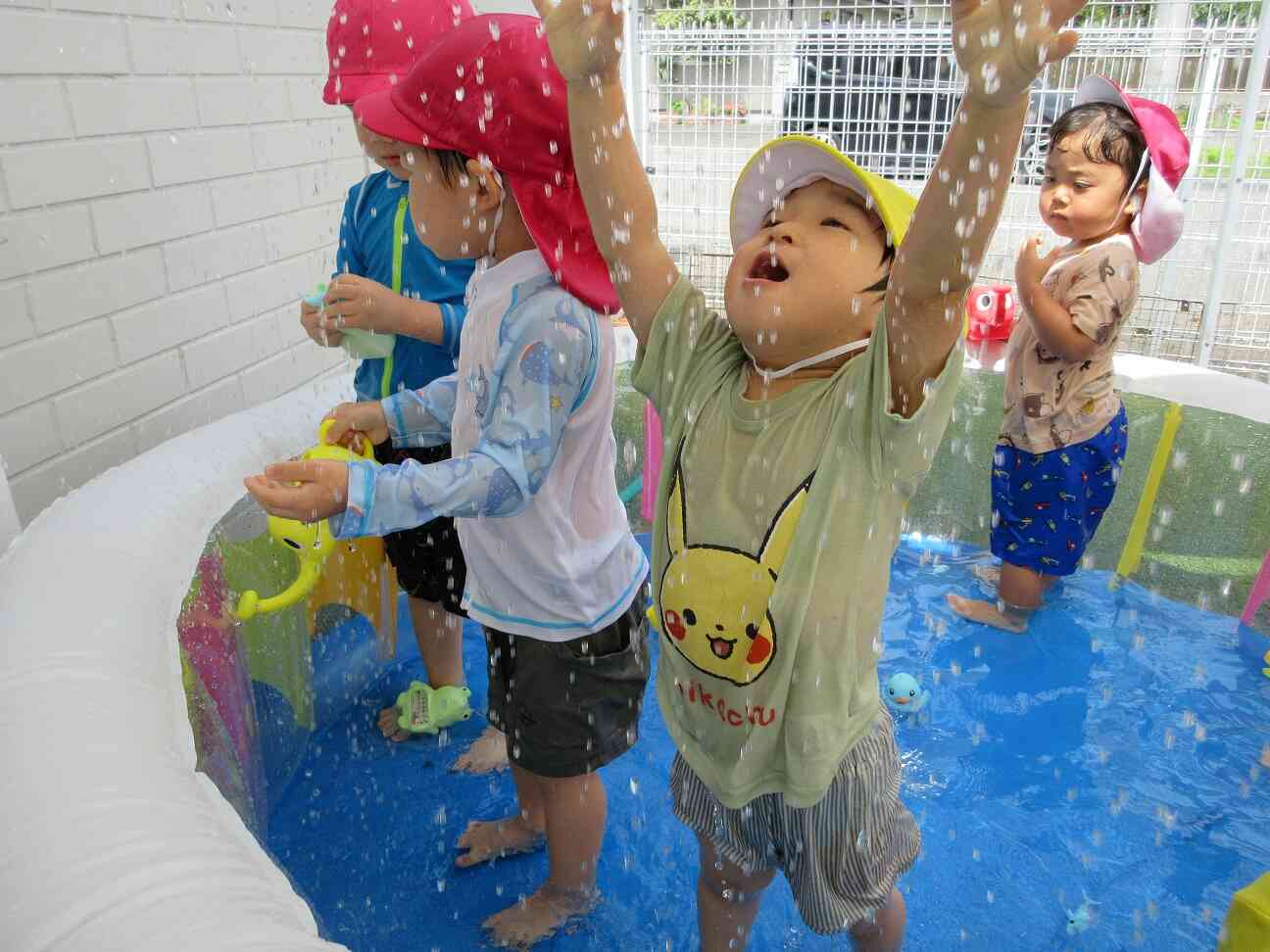 おもいっきり、水遊び！