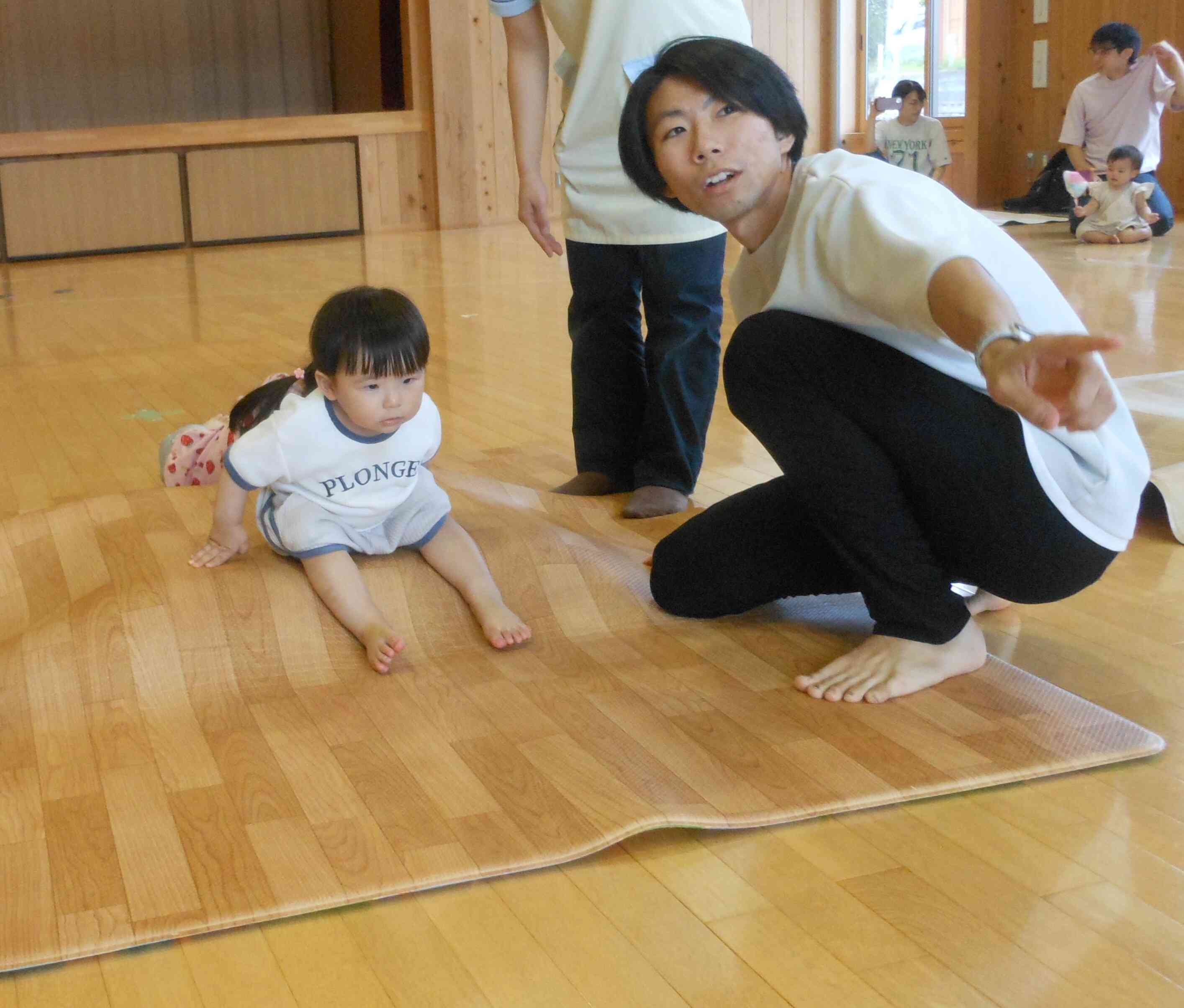 パパと一緒に頑張るぞ！