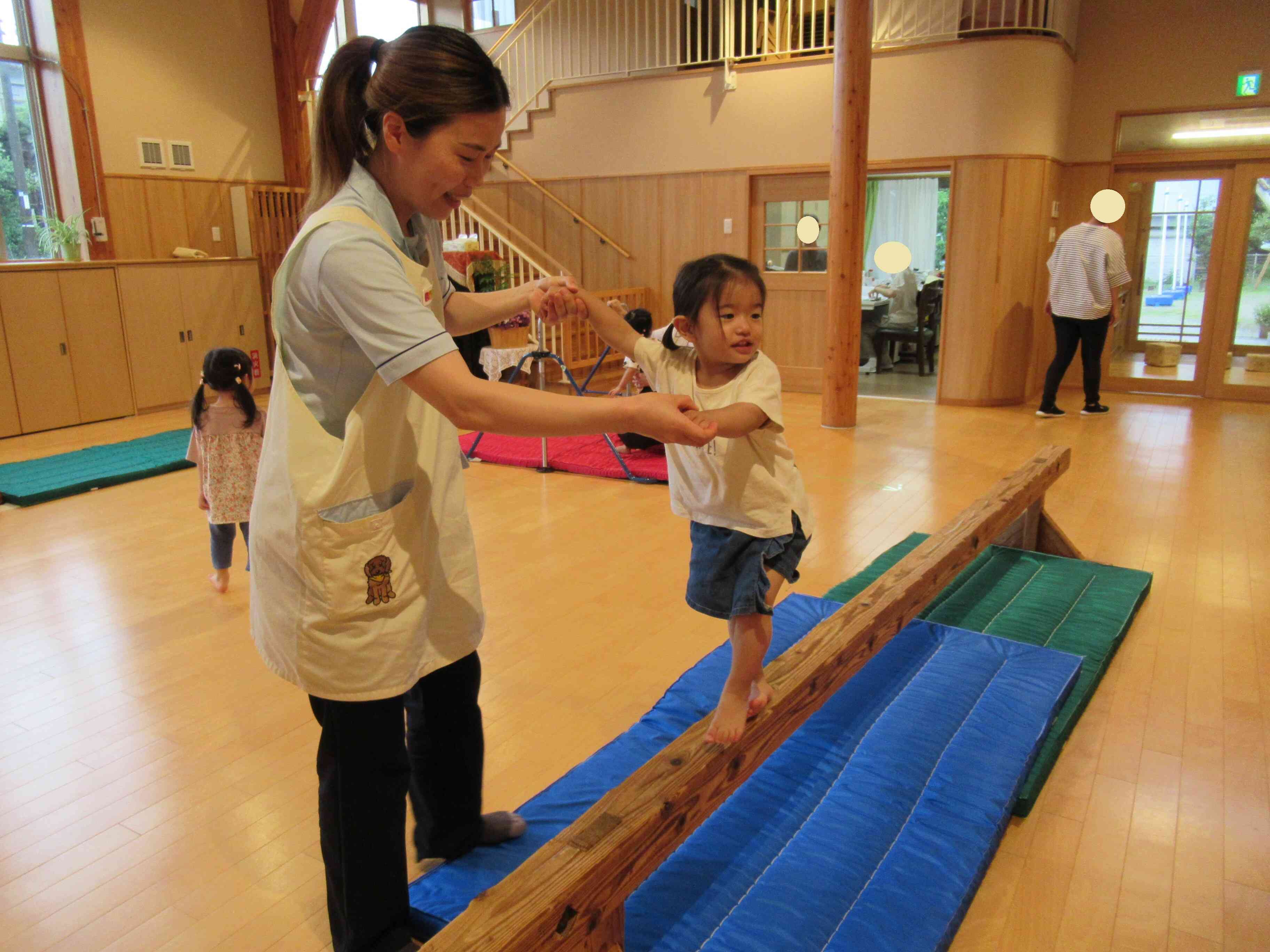 平均台とても高いね！