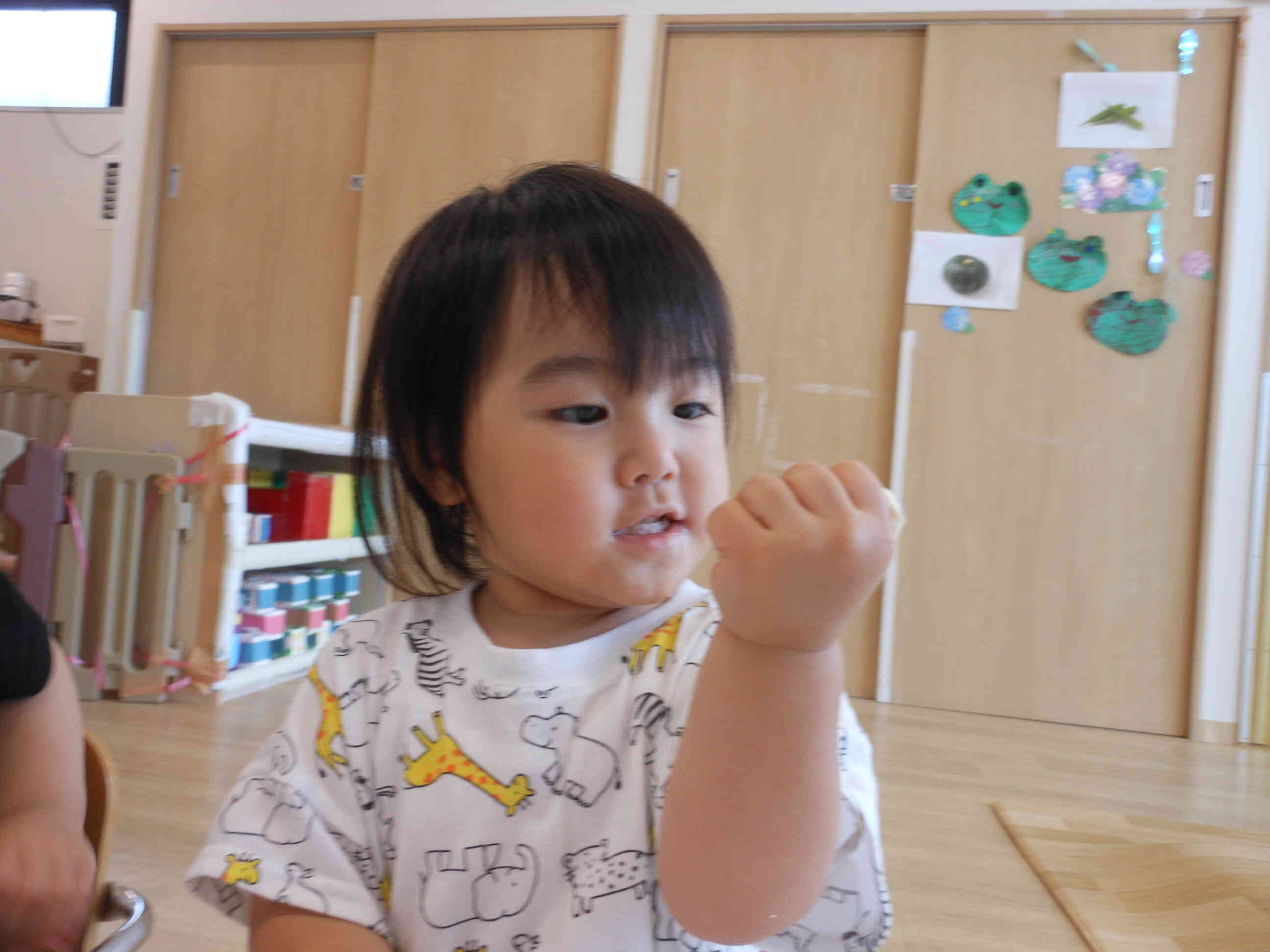 にぎにぎ、ぎゅっ☆