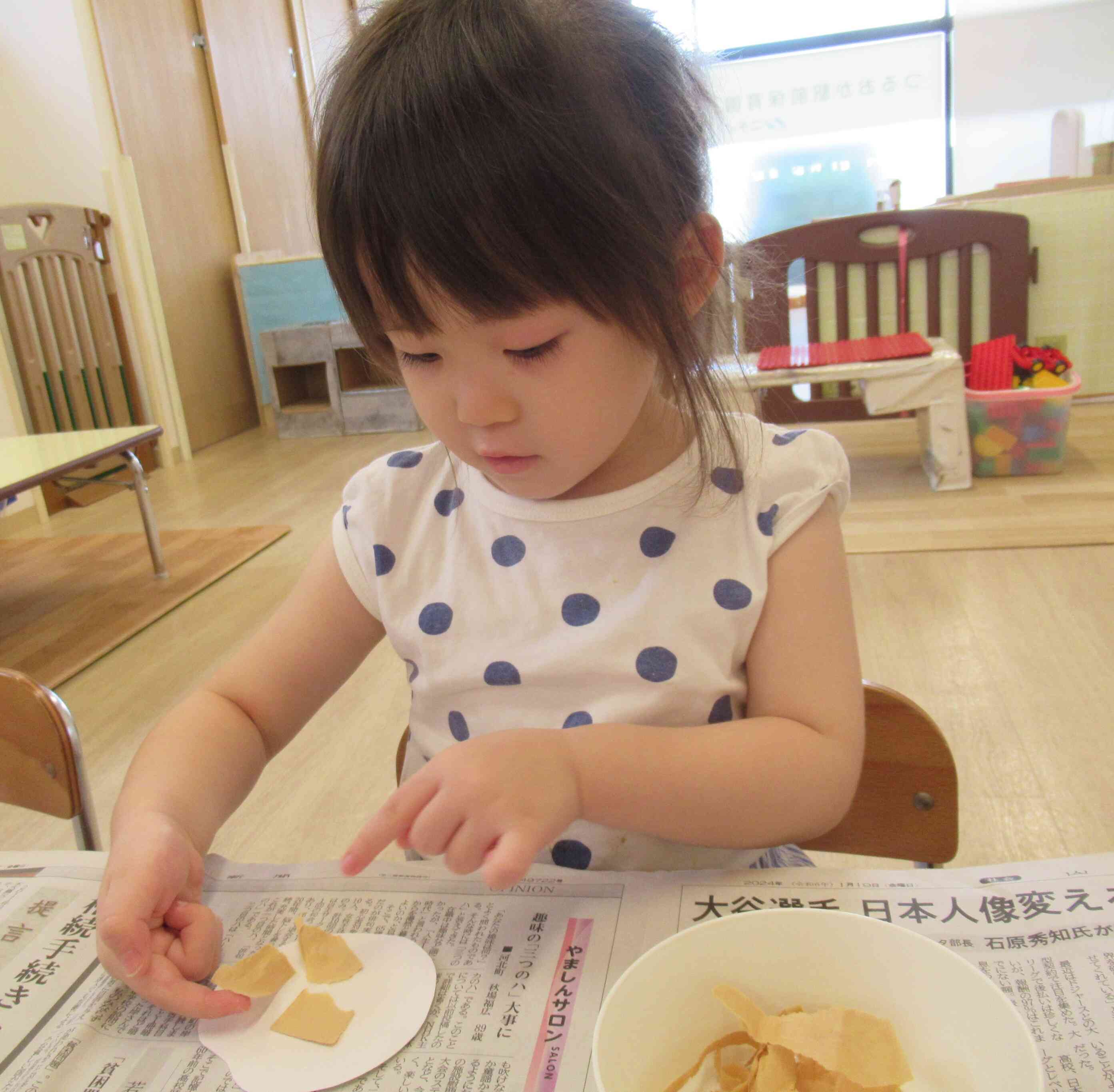 ぬりぬり、ぺったん♪