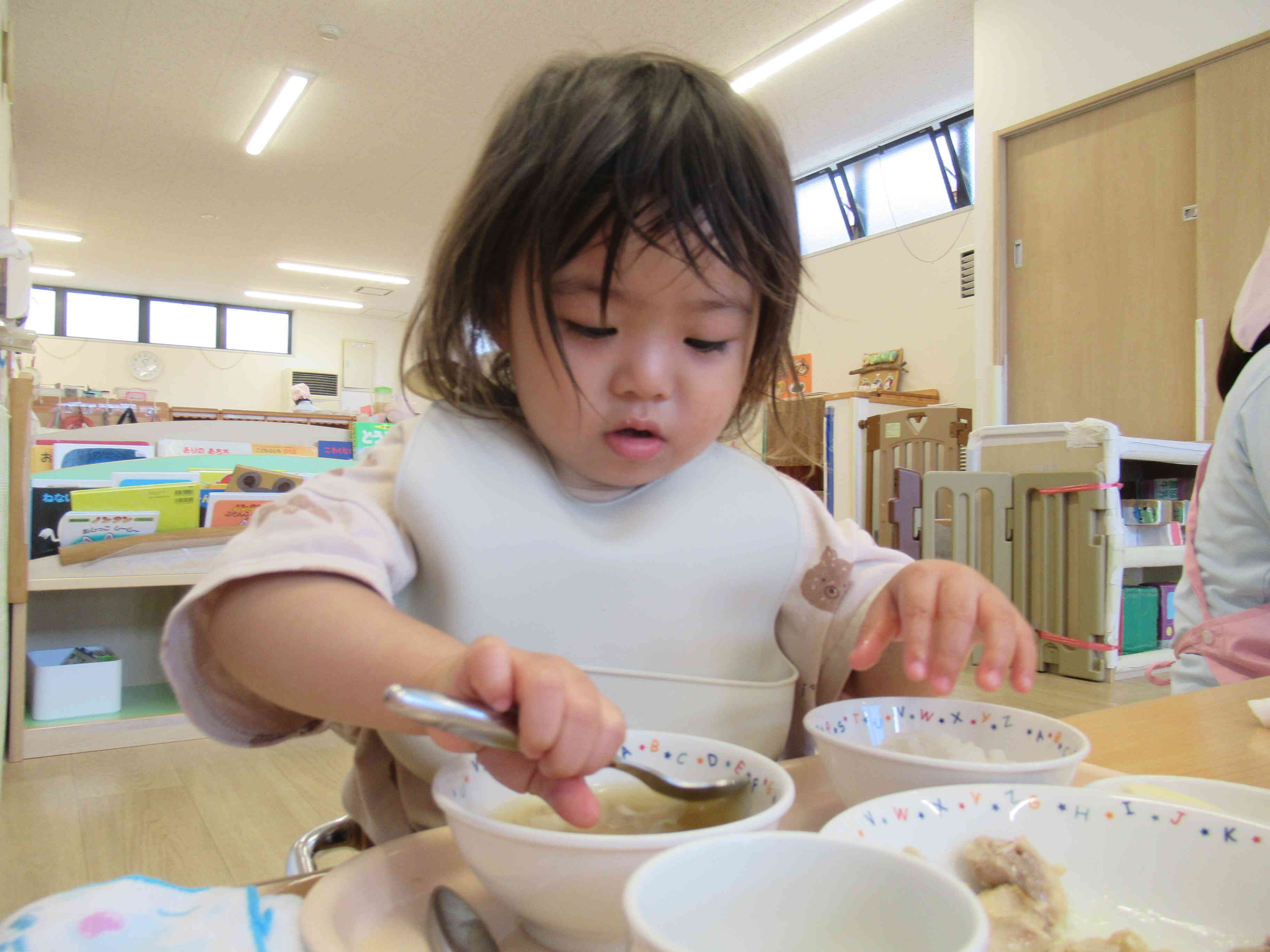 ほぐしたしめじ、あるかなー？