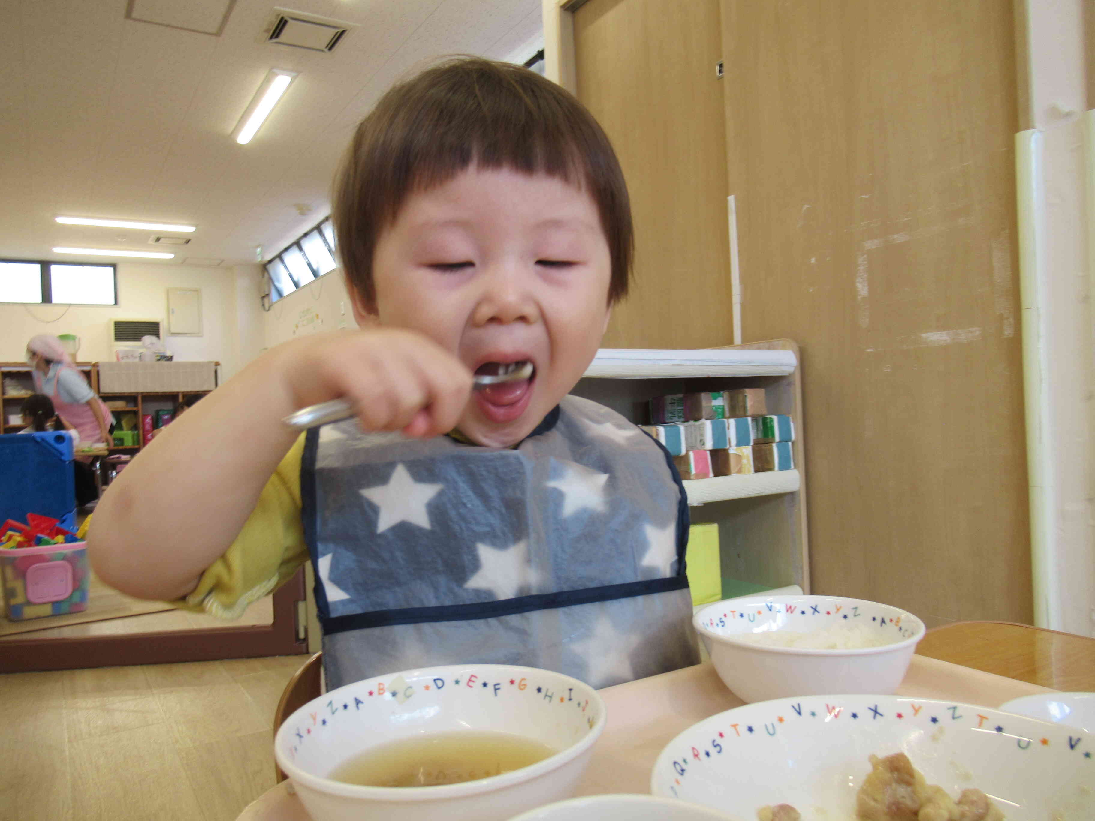 しめじ、あーん！