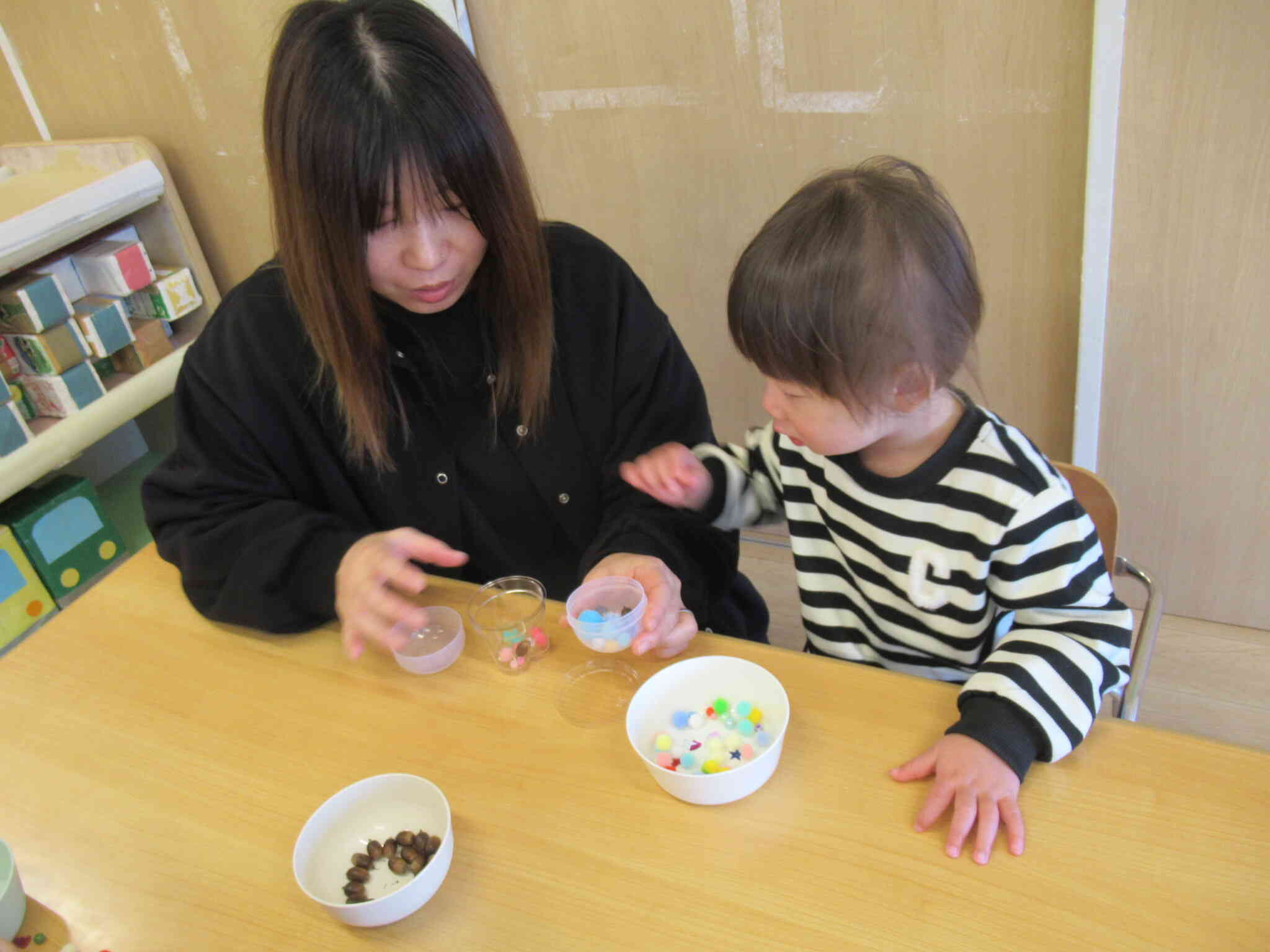 ママ、一緒にしよう！