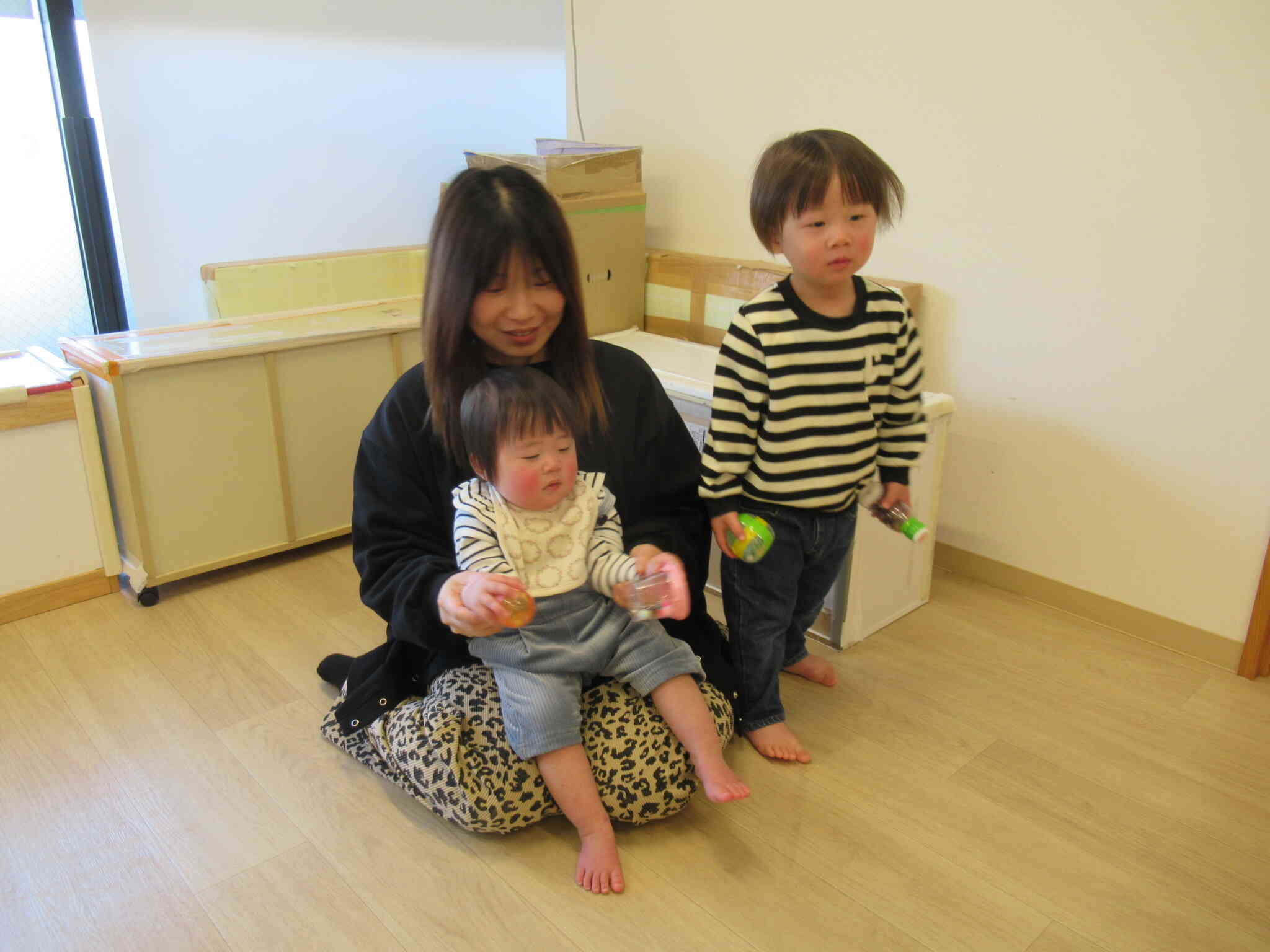 皆と一緒で楽しいな♪