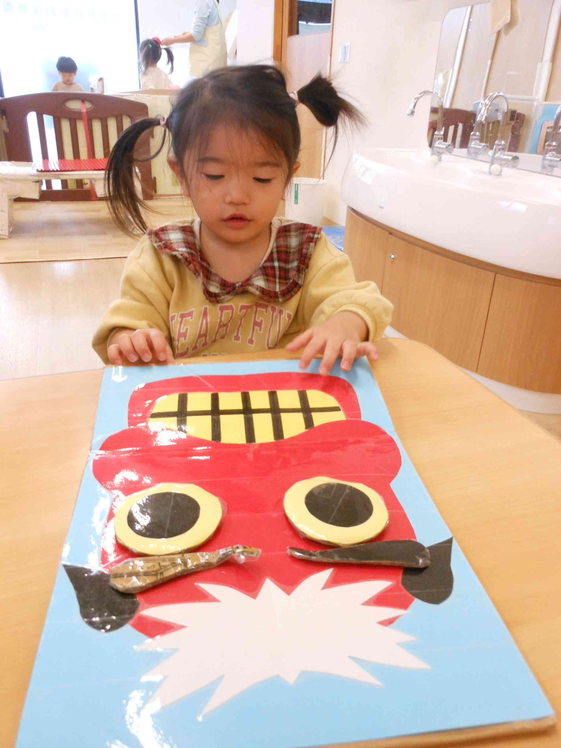 強そうなお顔の完成☆