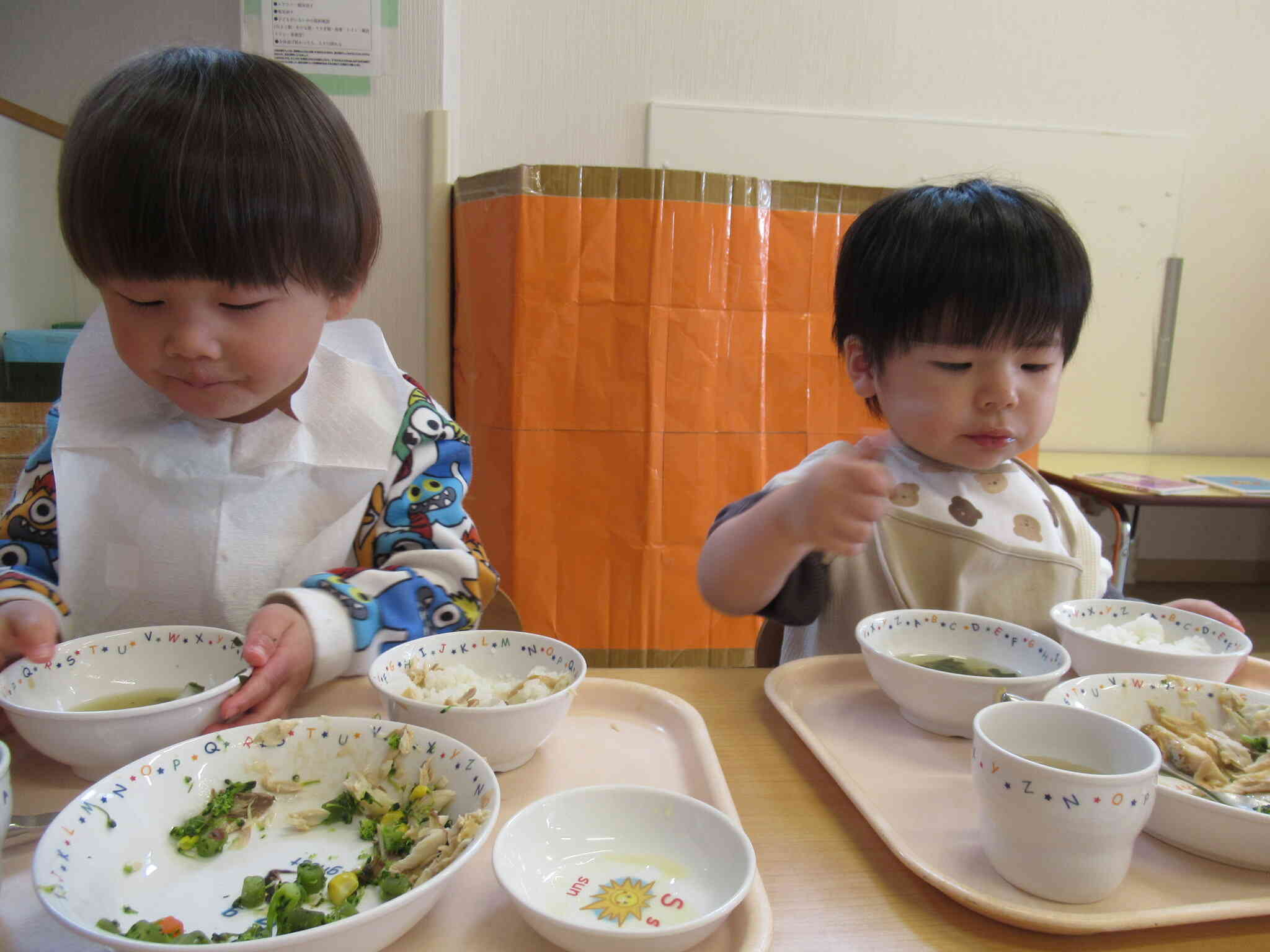 お友だちと食べるの嬉しいな♪