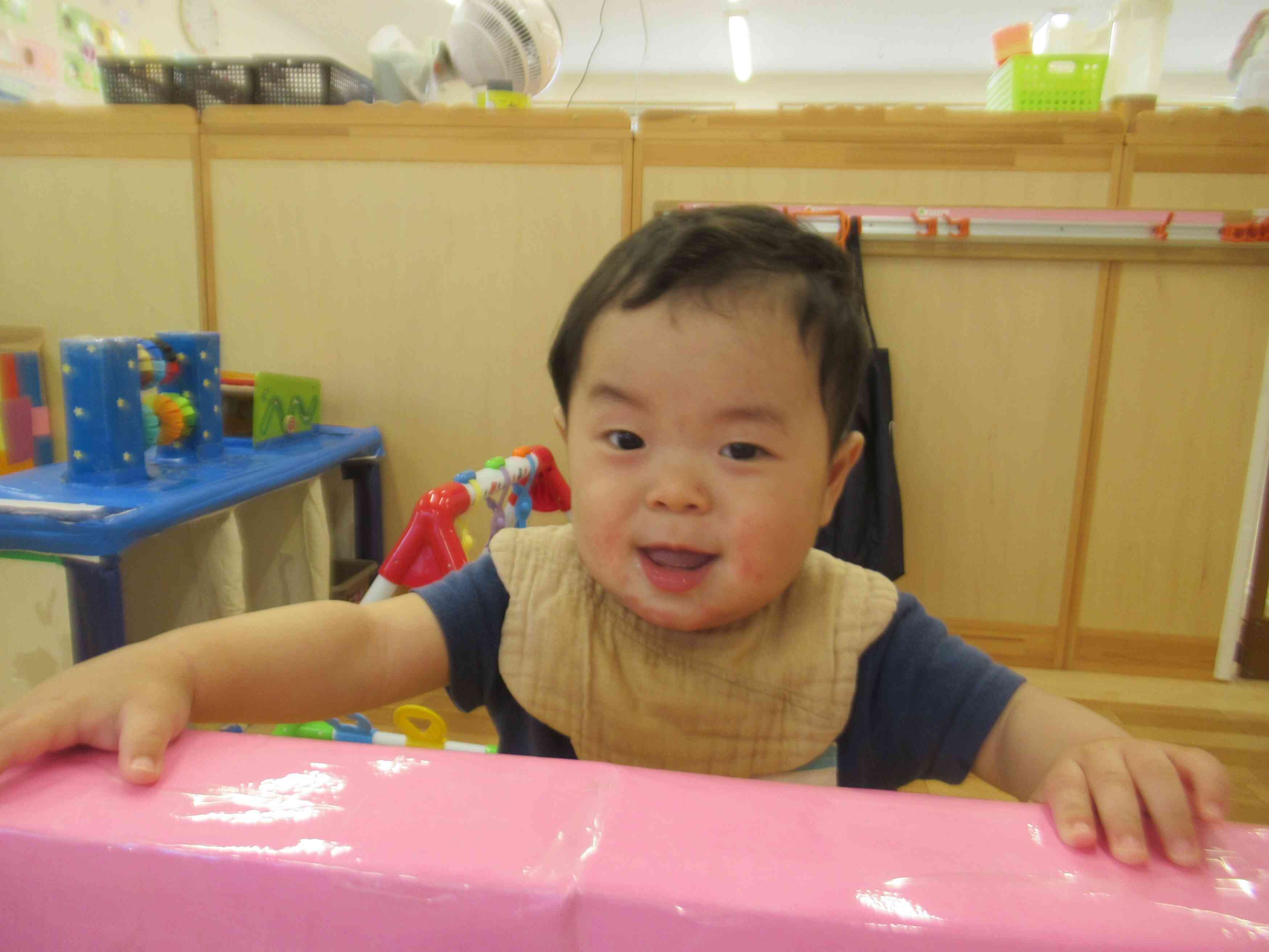 パワフルなひよこ組(0歳児）さん