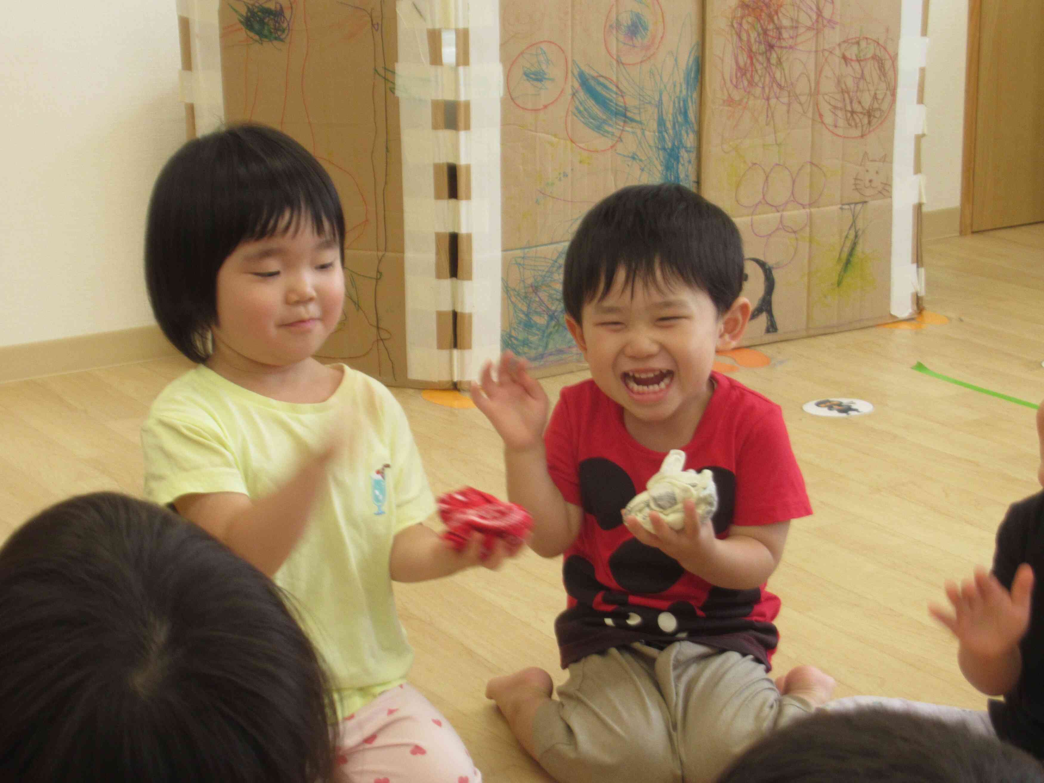 リズム遊びも大人気です☆