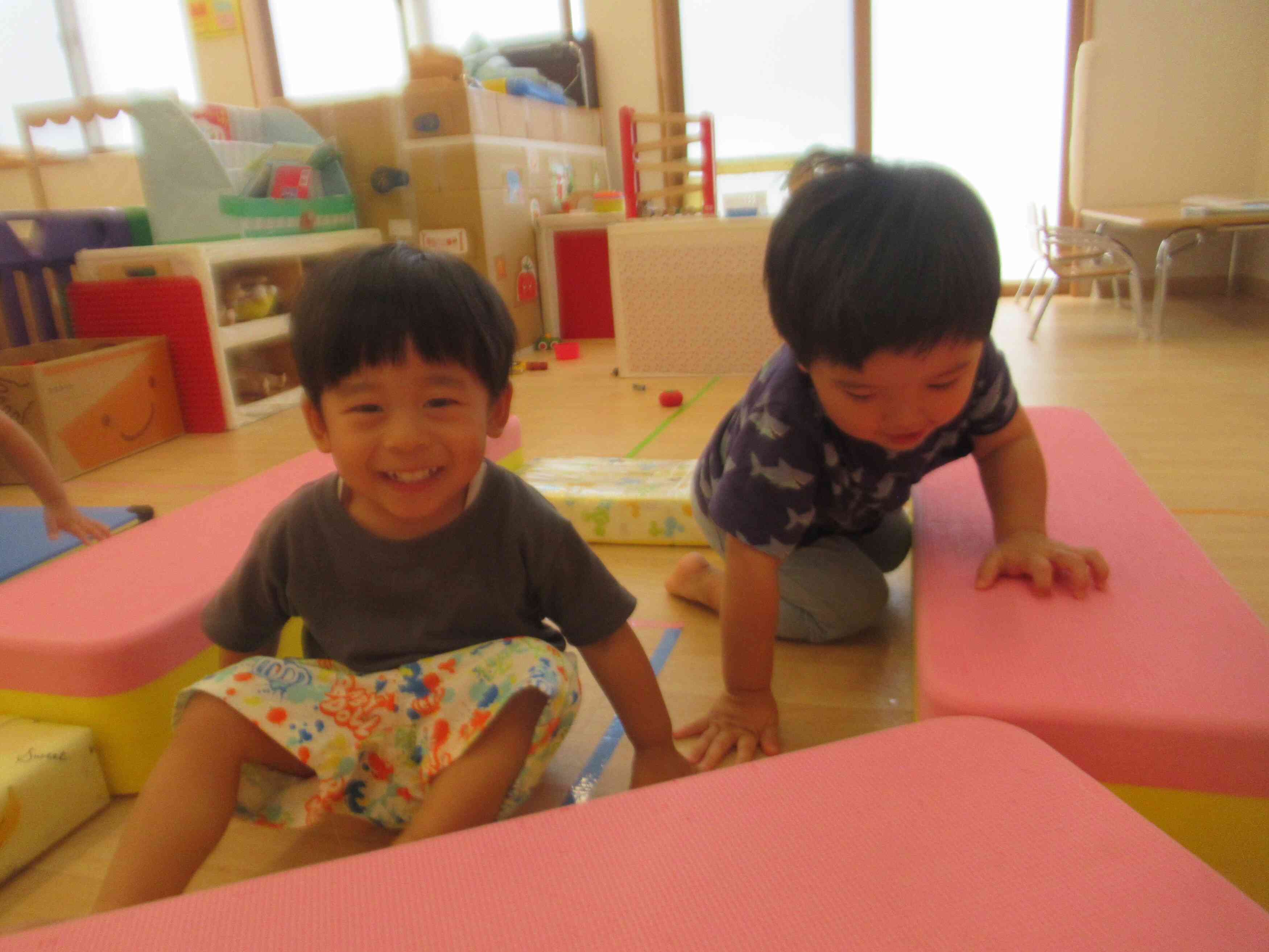 おもいっきり身体を動かして！
