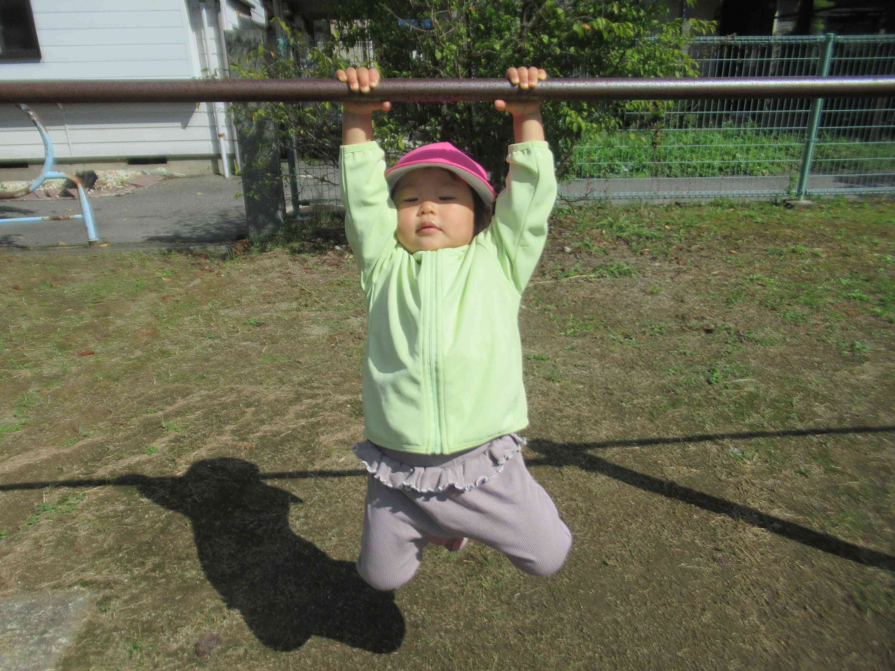 足を離せるようになったぞ～！