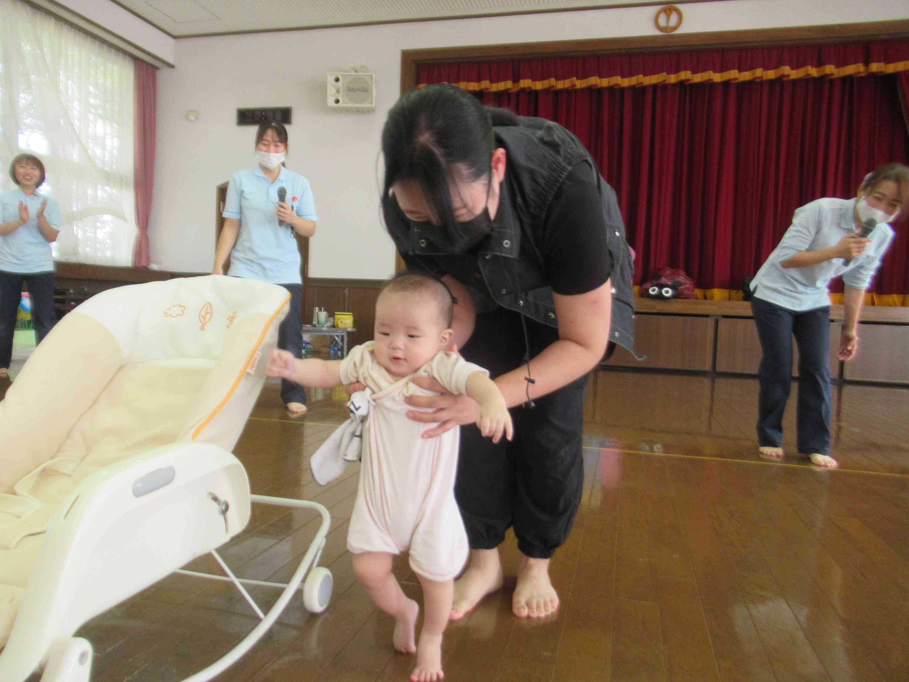 初めての行事に参加したよ☆