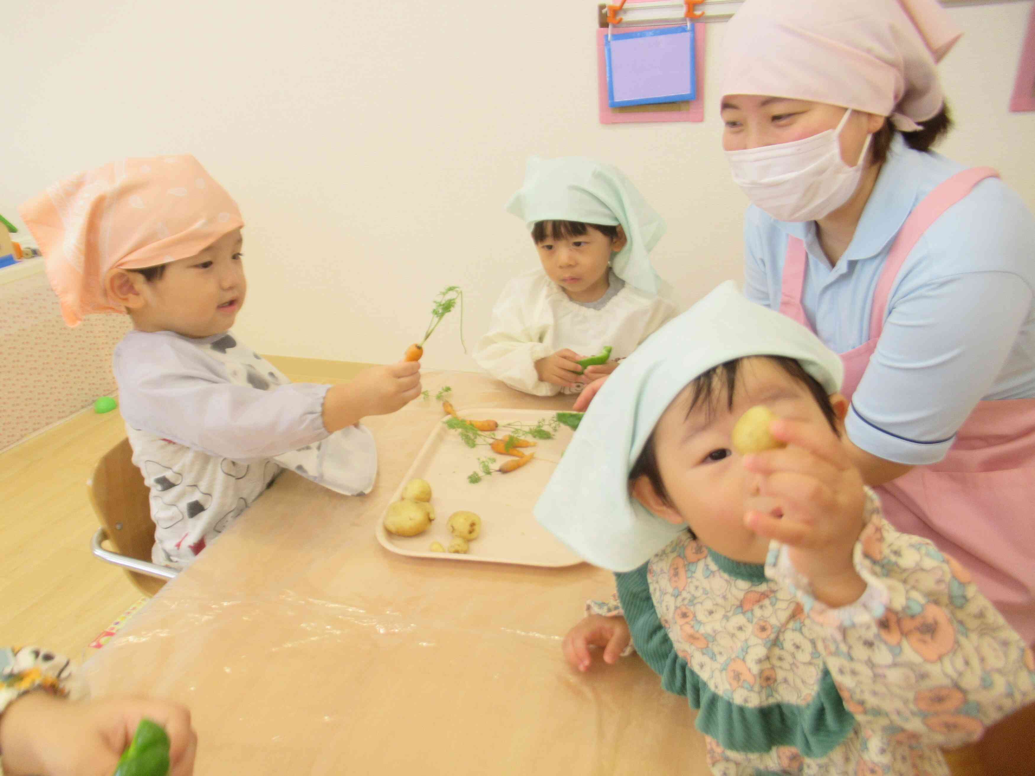 いい香りがしてきたよ！