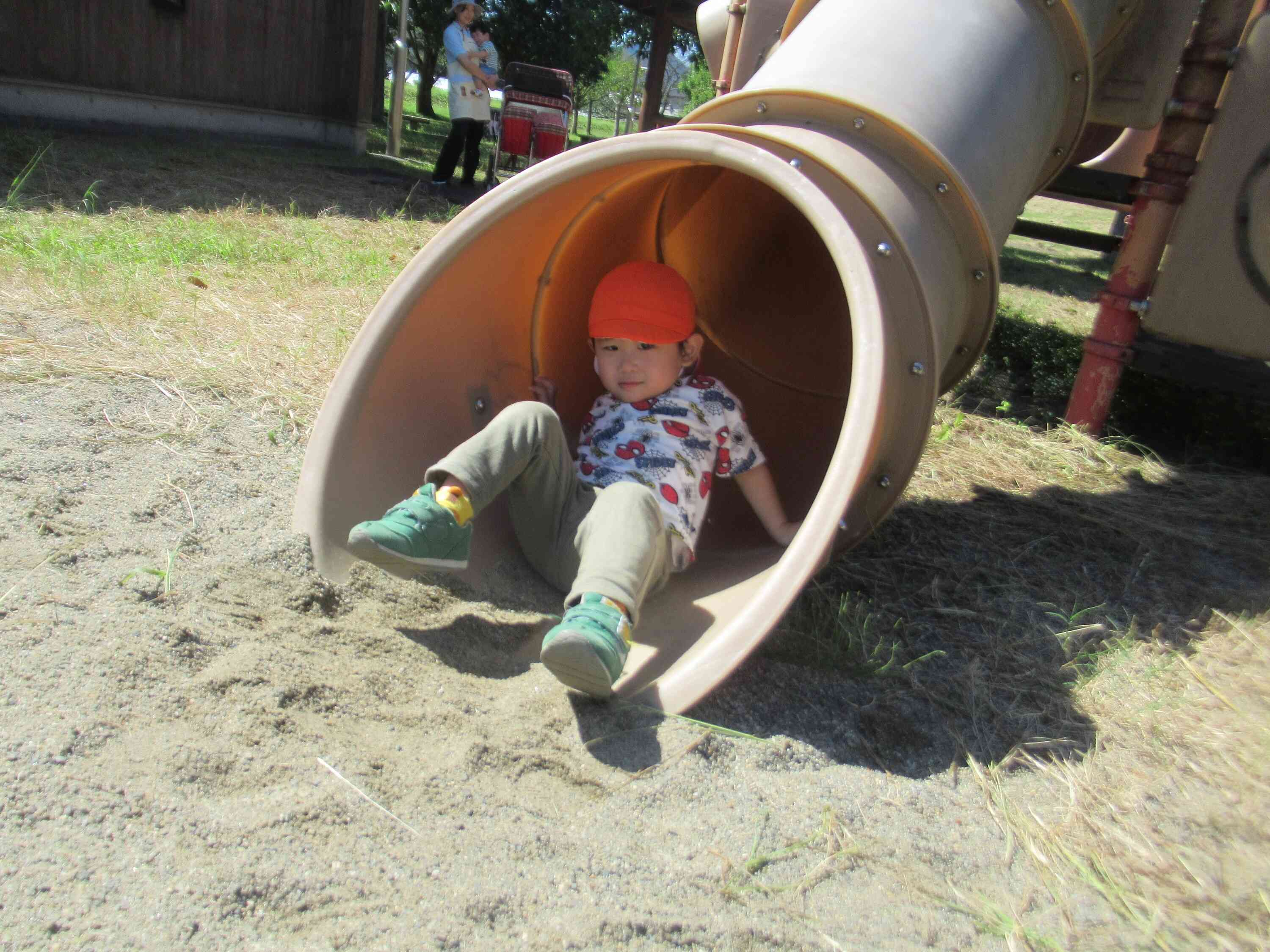 お外でおもいっきり♪