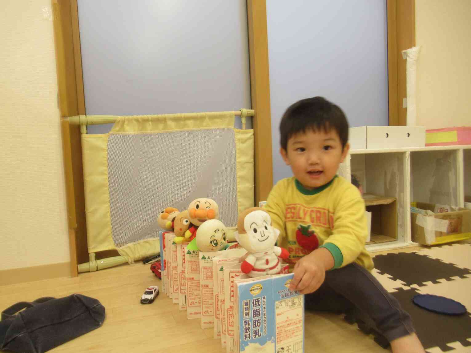 みんなお家に入ったよ♬