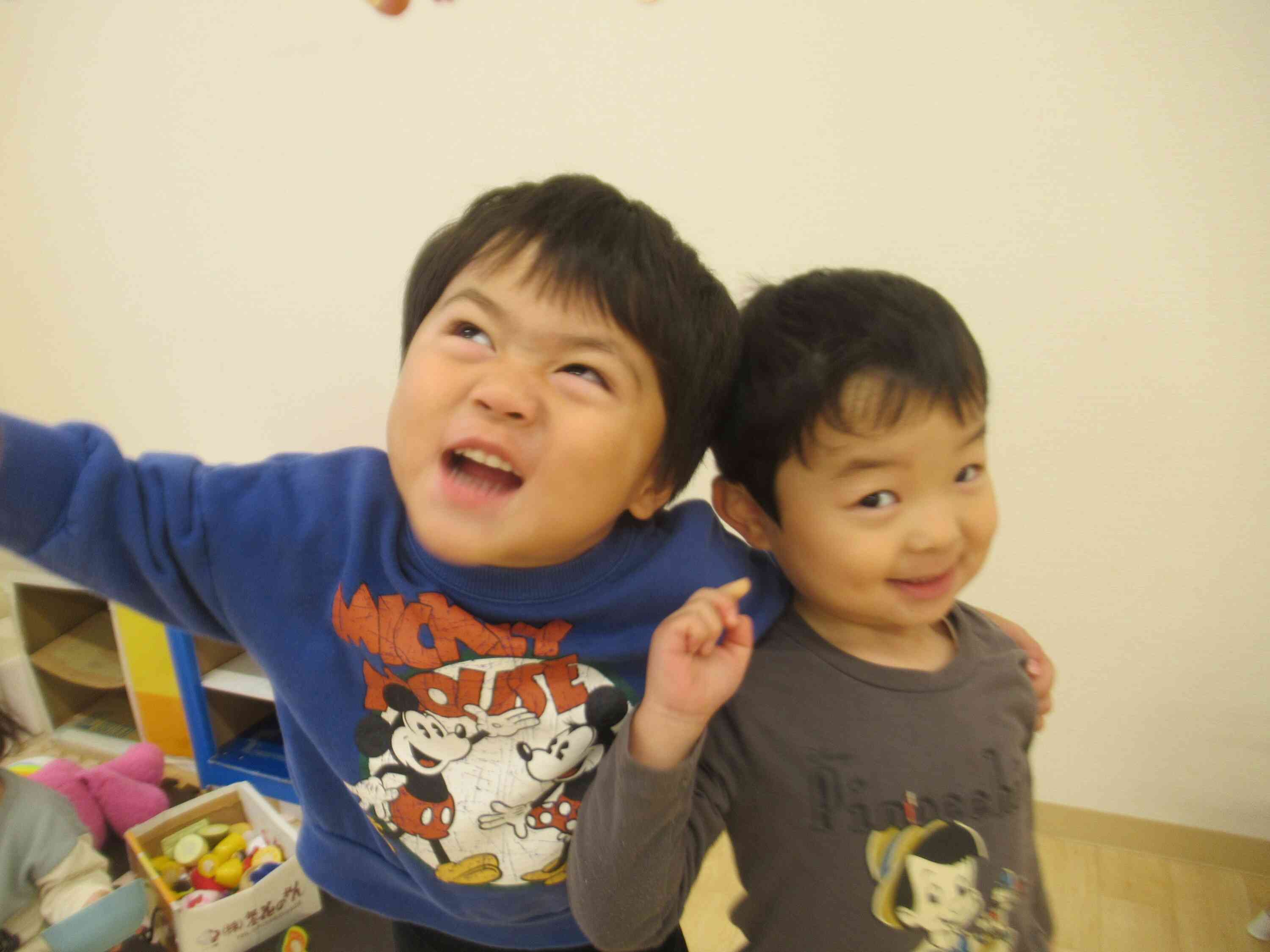 僕たち仲良しなの〜!