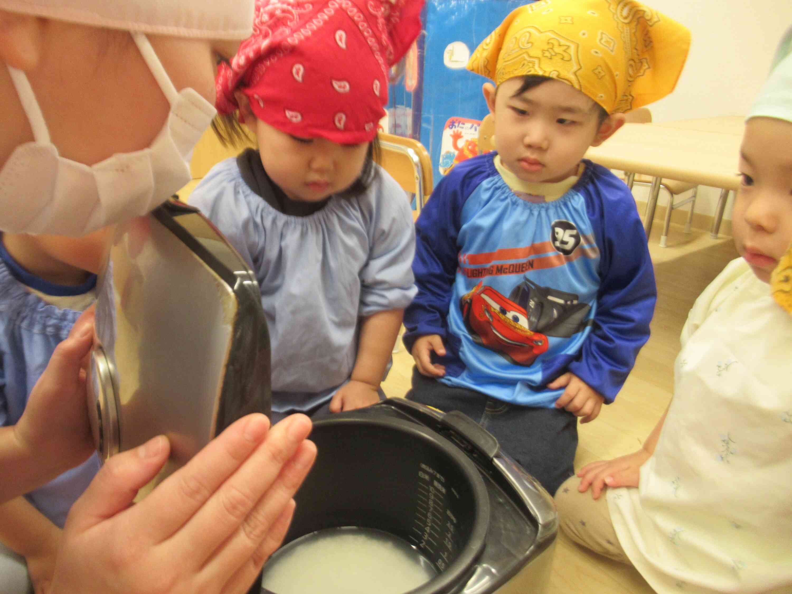 本物の炊飯器！おいしくなあれ☆