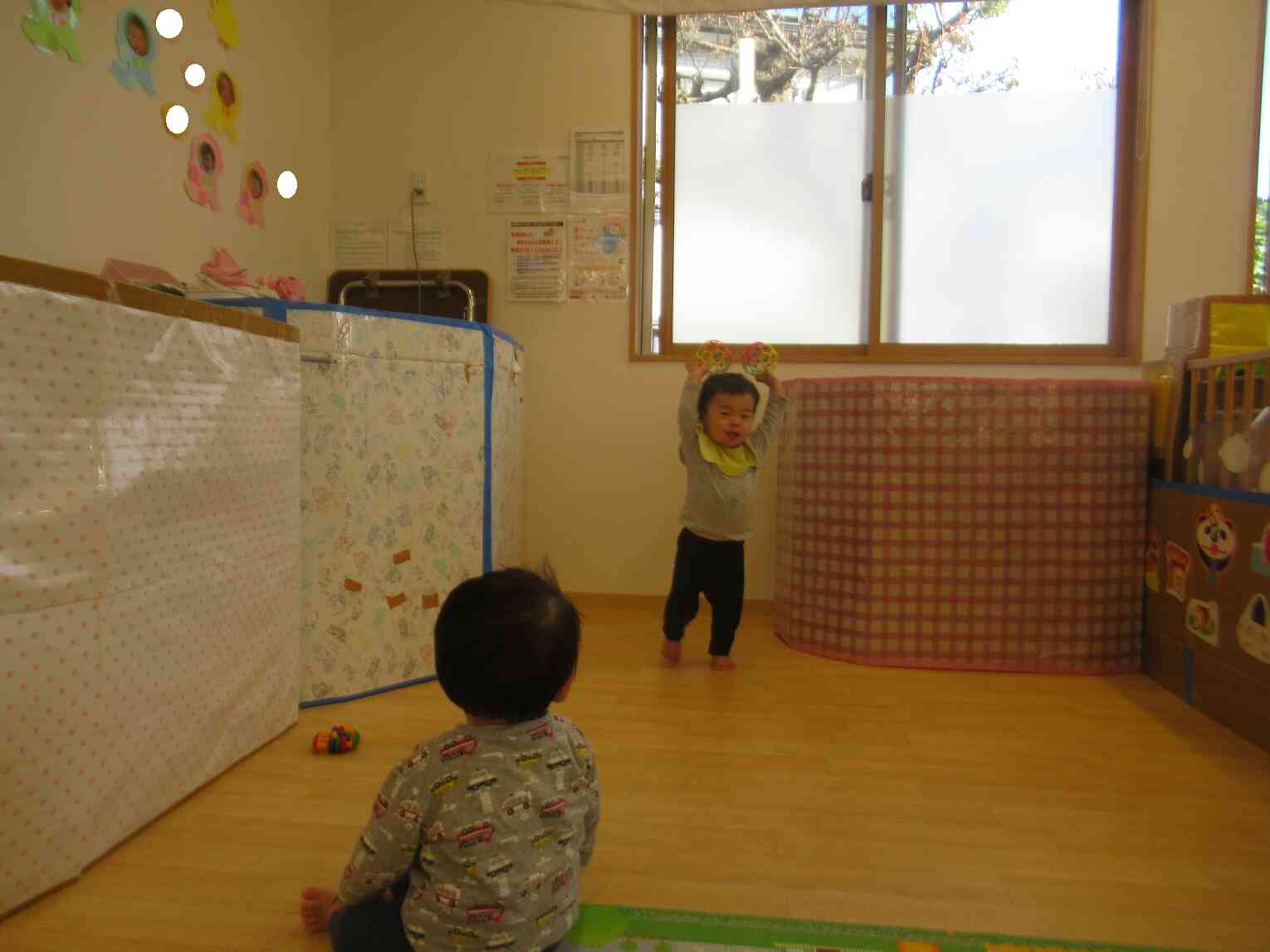 全身を思い切り使って...