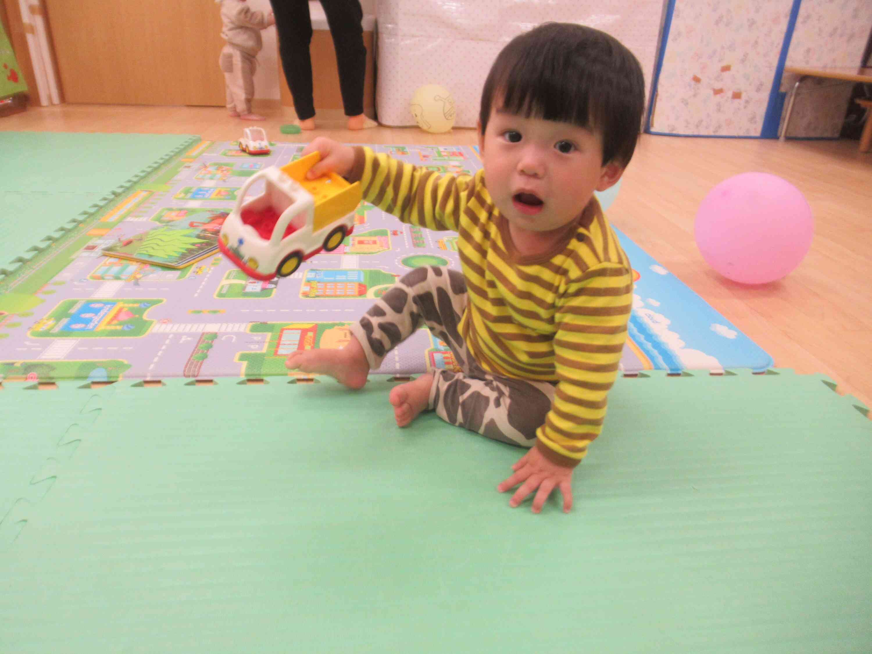 車見つけたよ～先生！