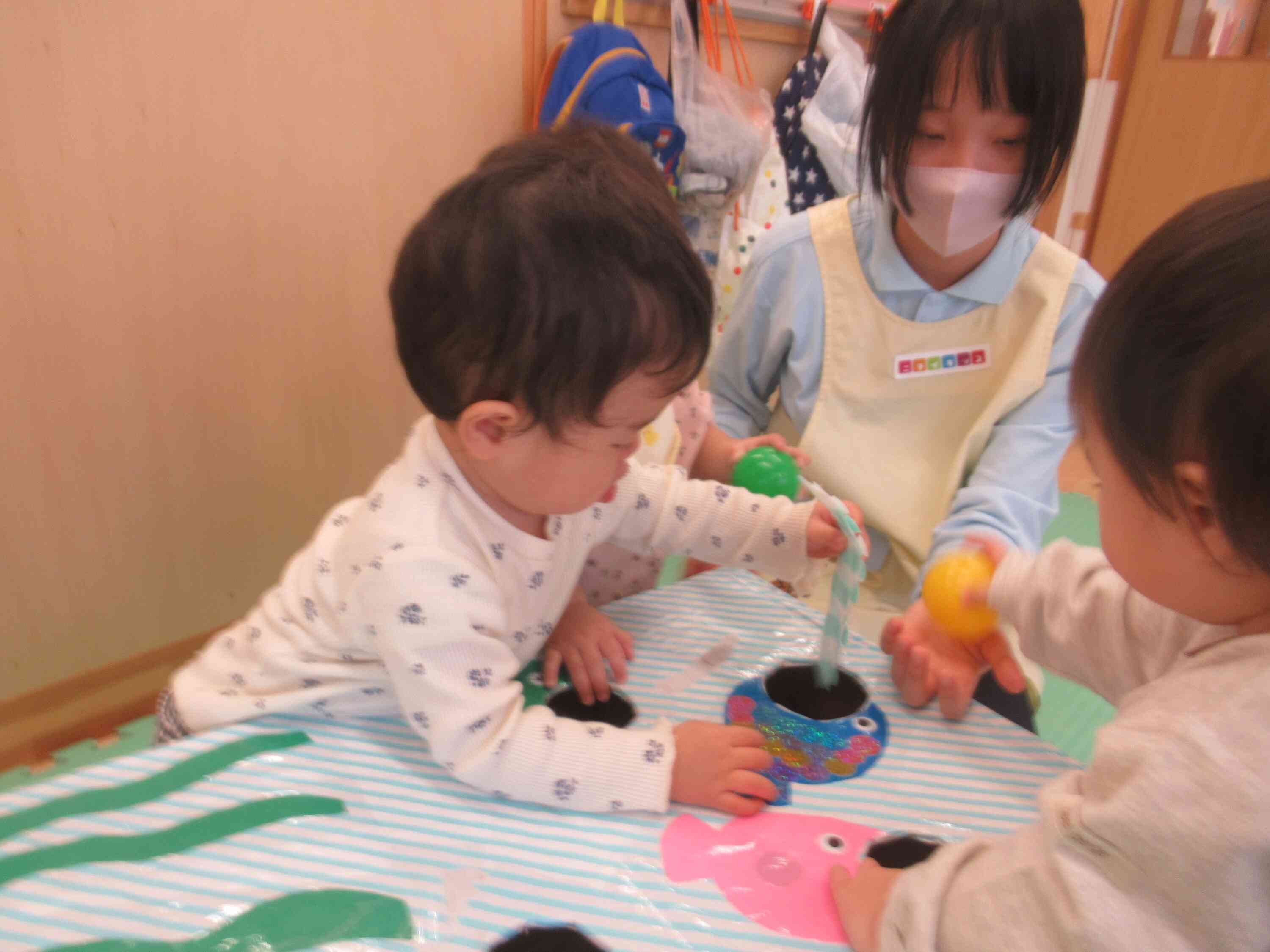 ひよこ組さん(0歳児)の好きな遊び☆
