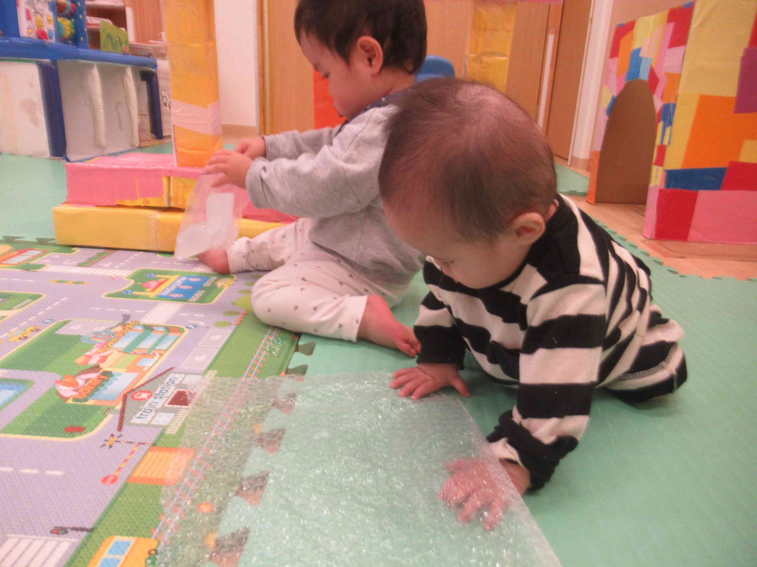 プチプチの感触が気持ちいい♬