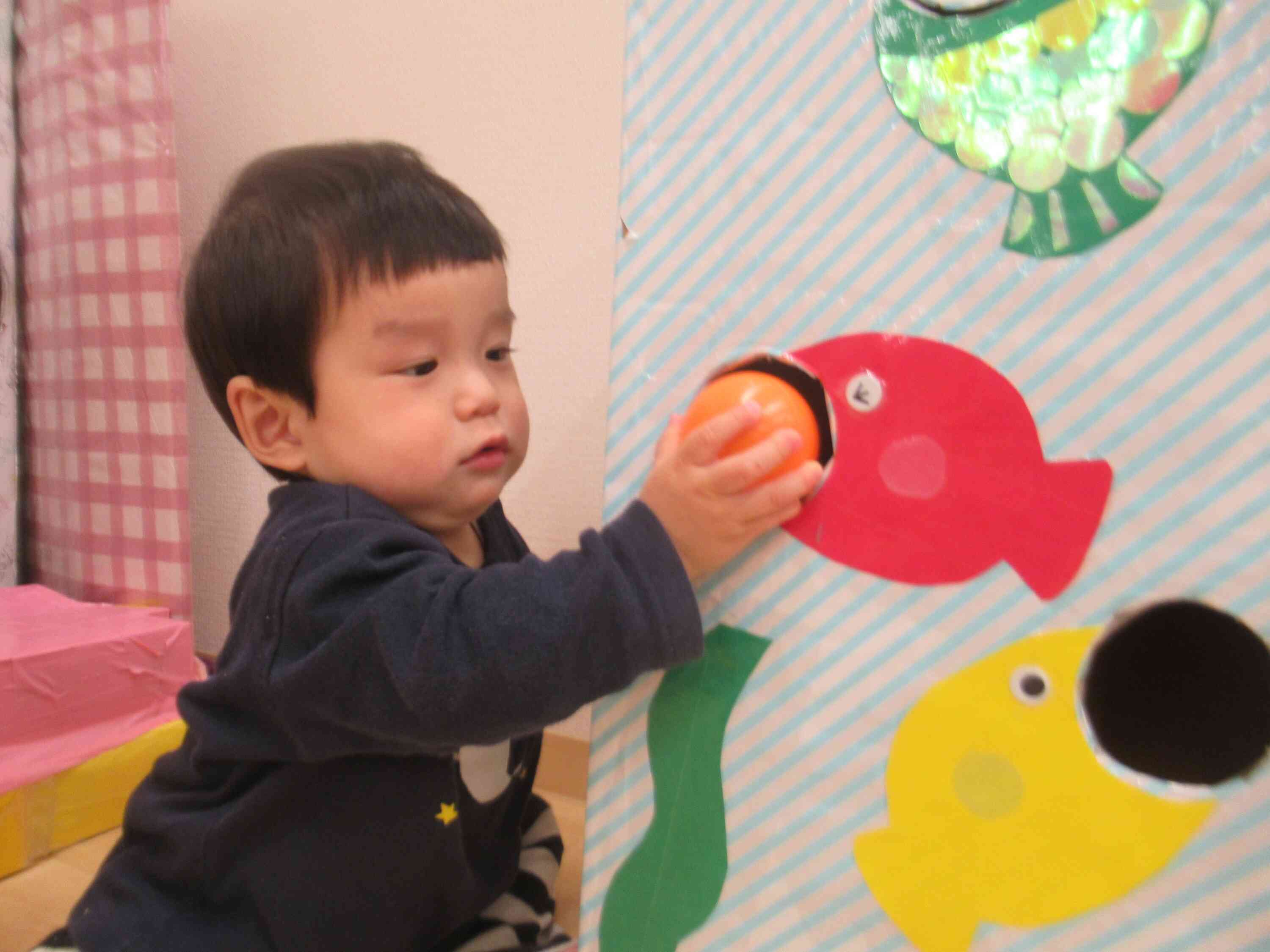 お魚さん、どうぞ…