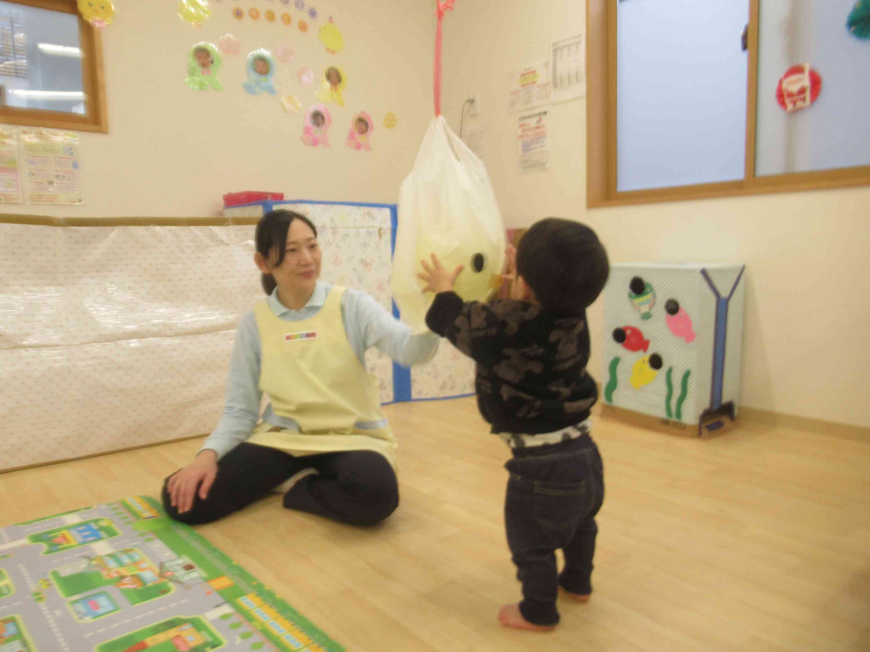 ぼくは、風船のピニャータがお気に入り☆
