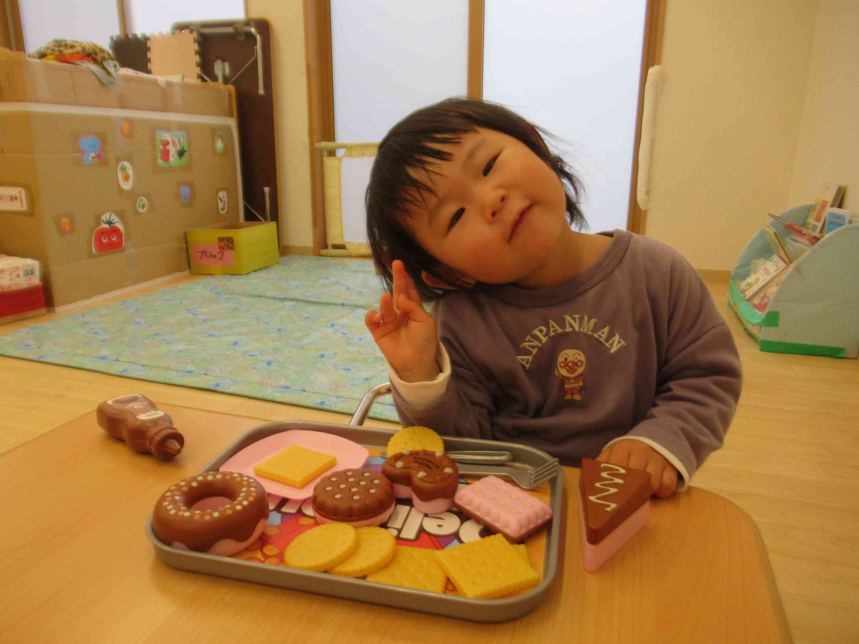 完成したよ!はい、ポーズ☆