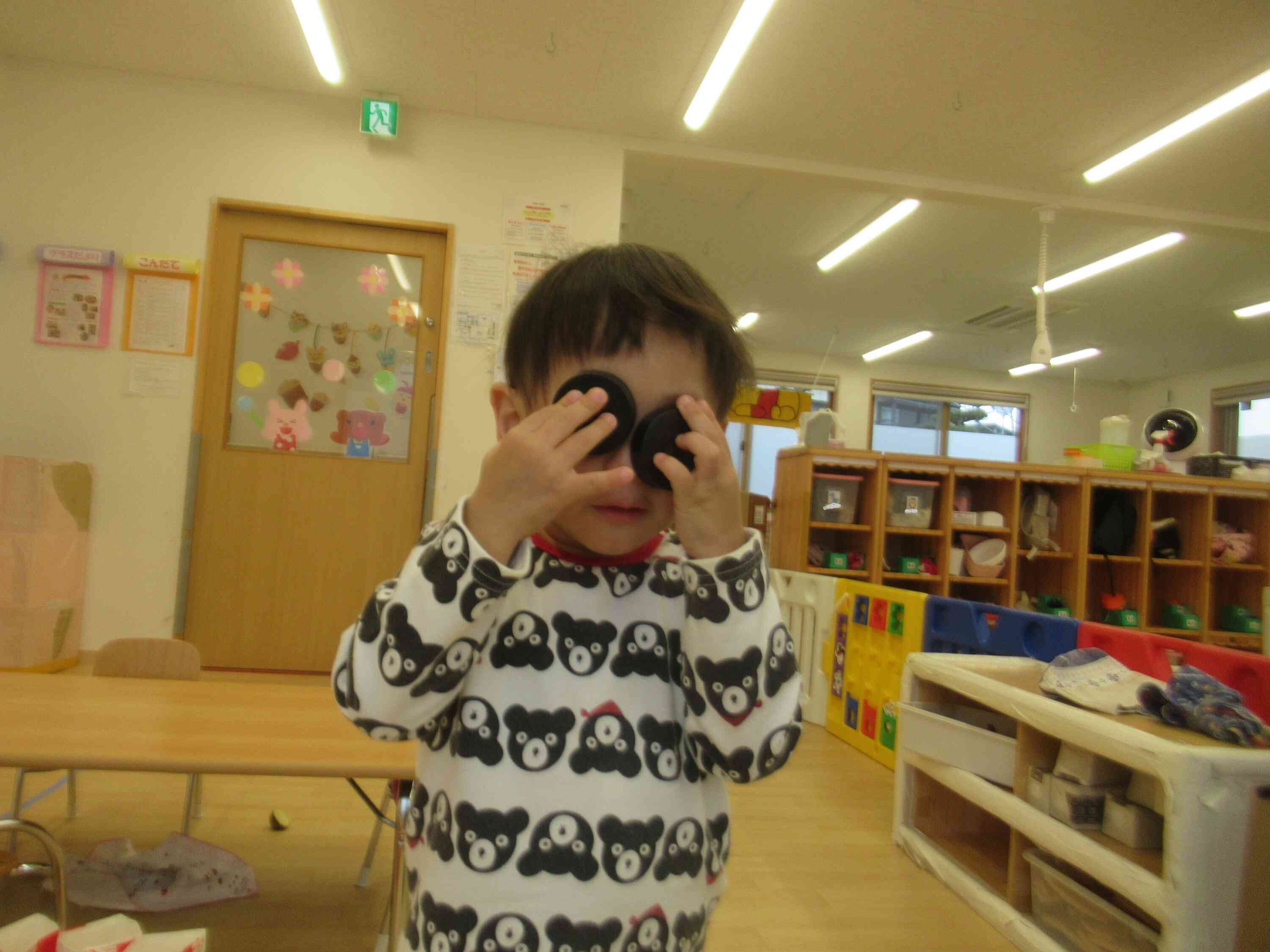 見て見て!メガネだよ♪