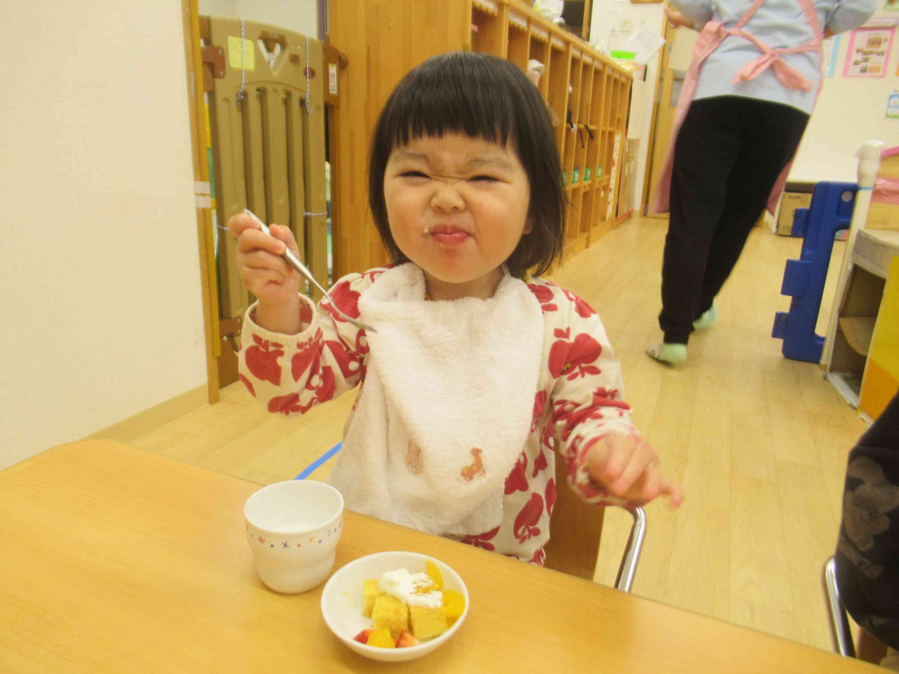 クリスマスケーキ美味しい！