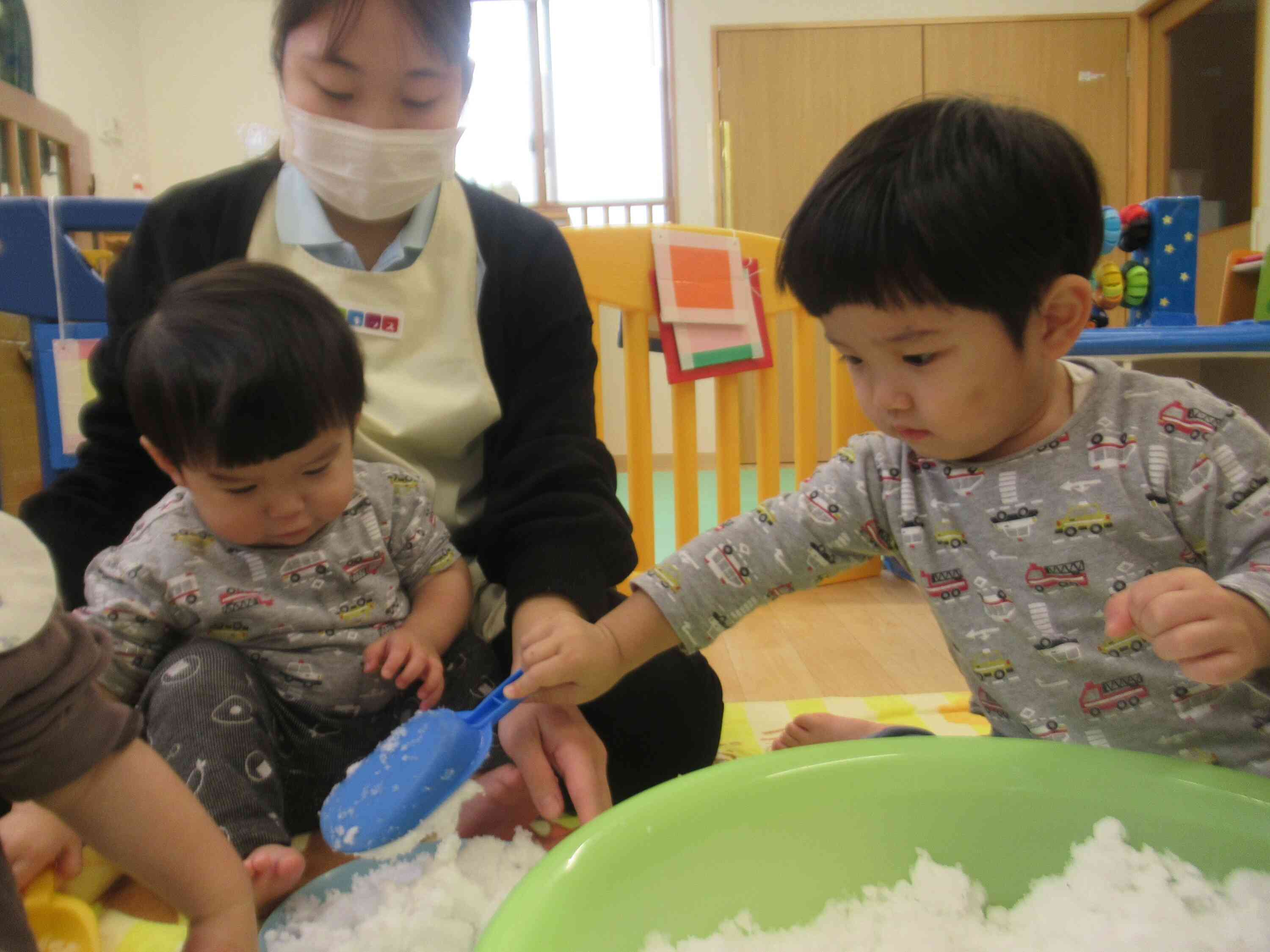 二人で一緒に☆