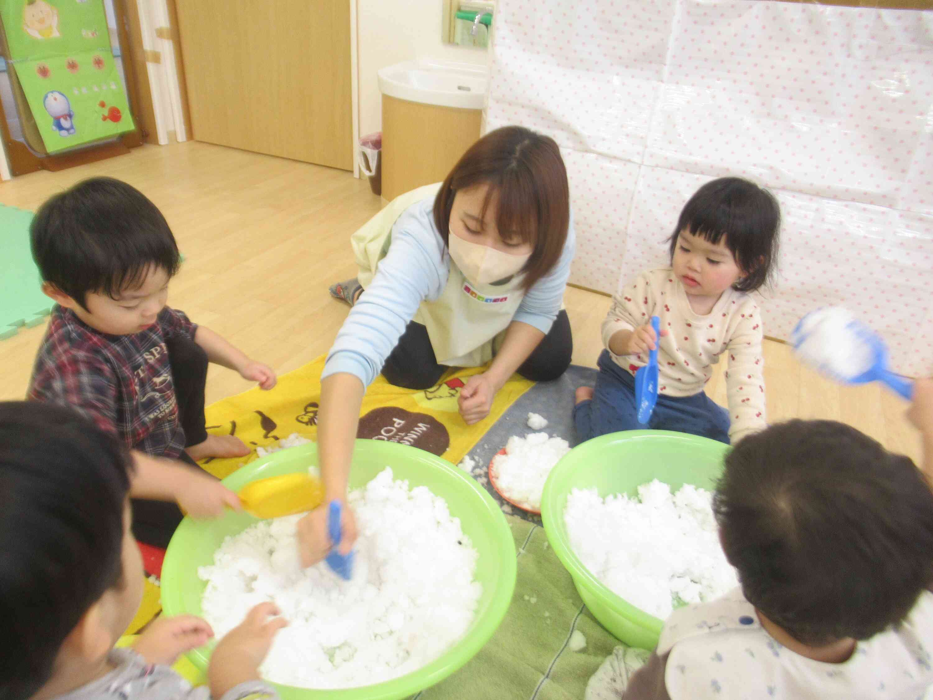 初めての雪遊び☆