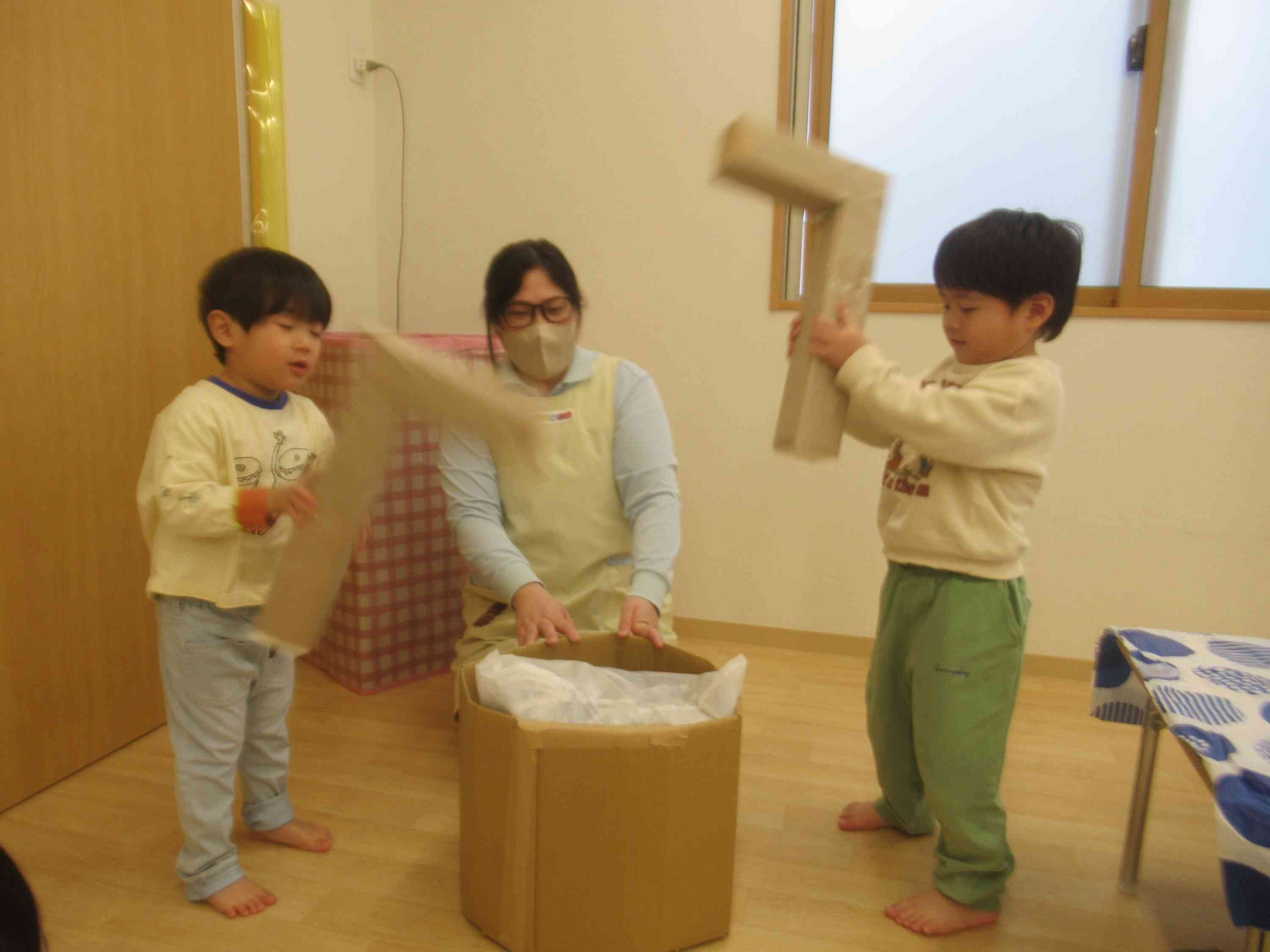 始まりの餅つきも楽しかったね☆