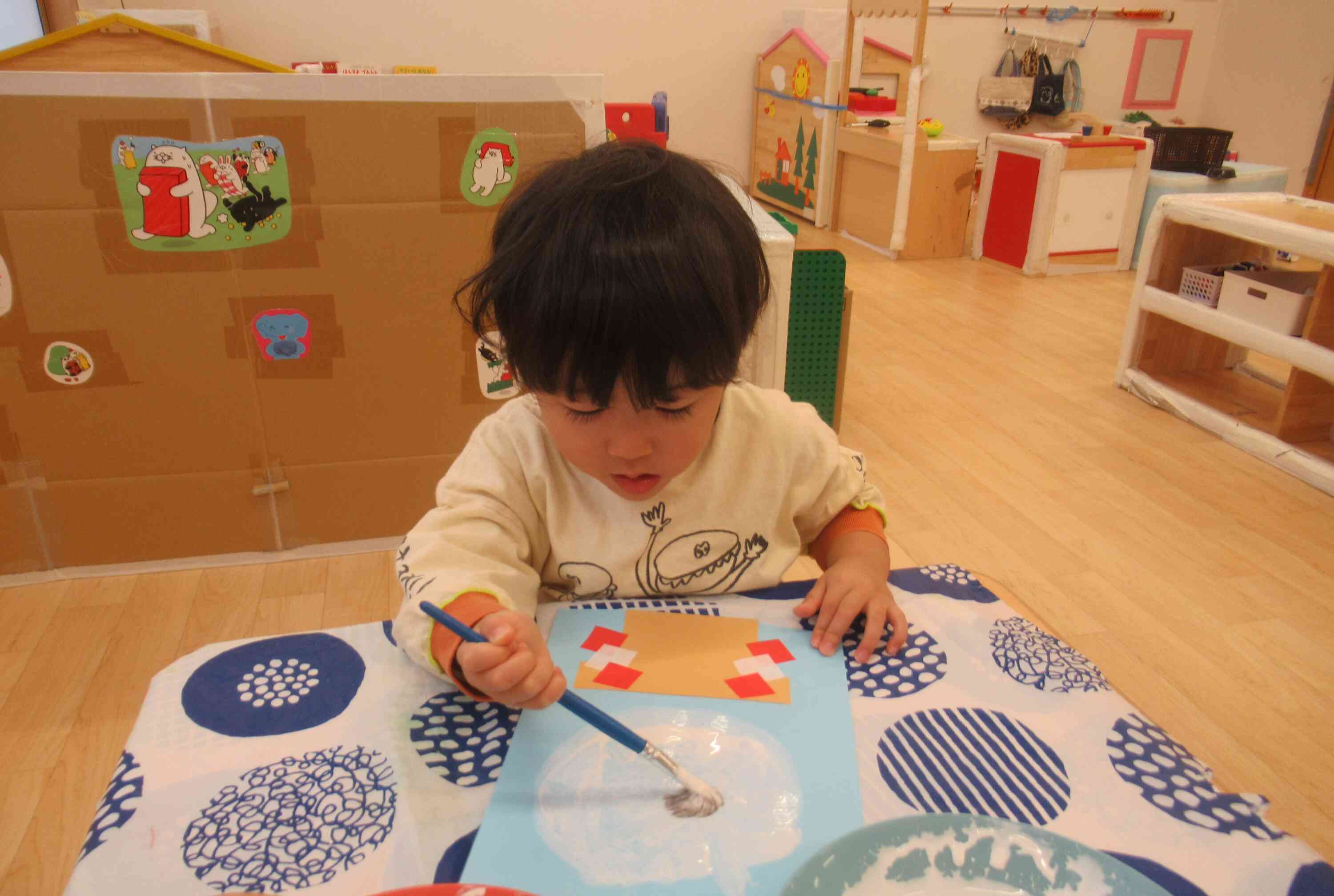 うさぎ組(２歳児)では…